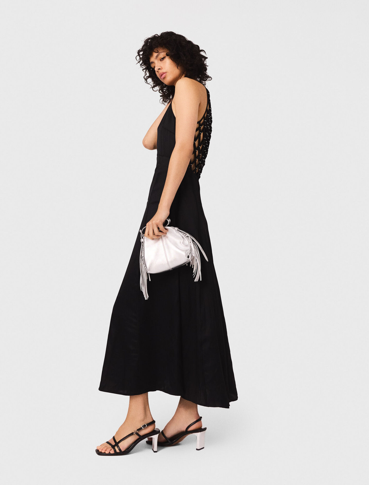 Floaty maxi dress with braided back