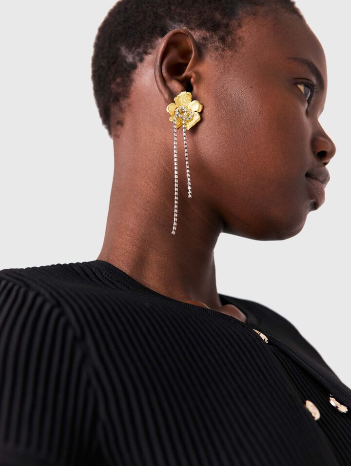 Flower earrings