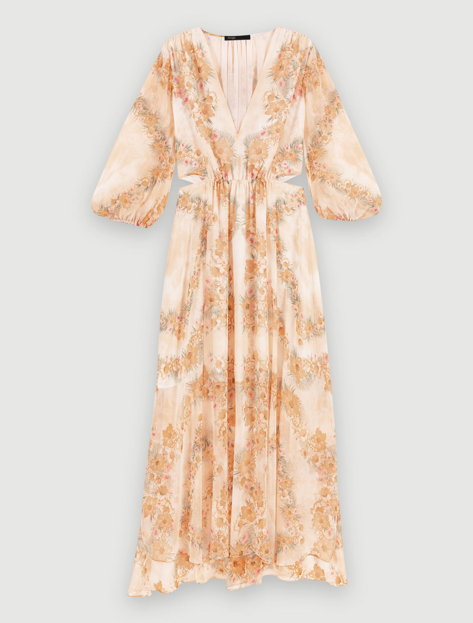 Openwork long dress