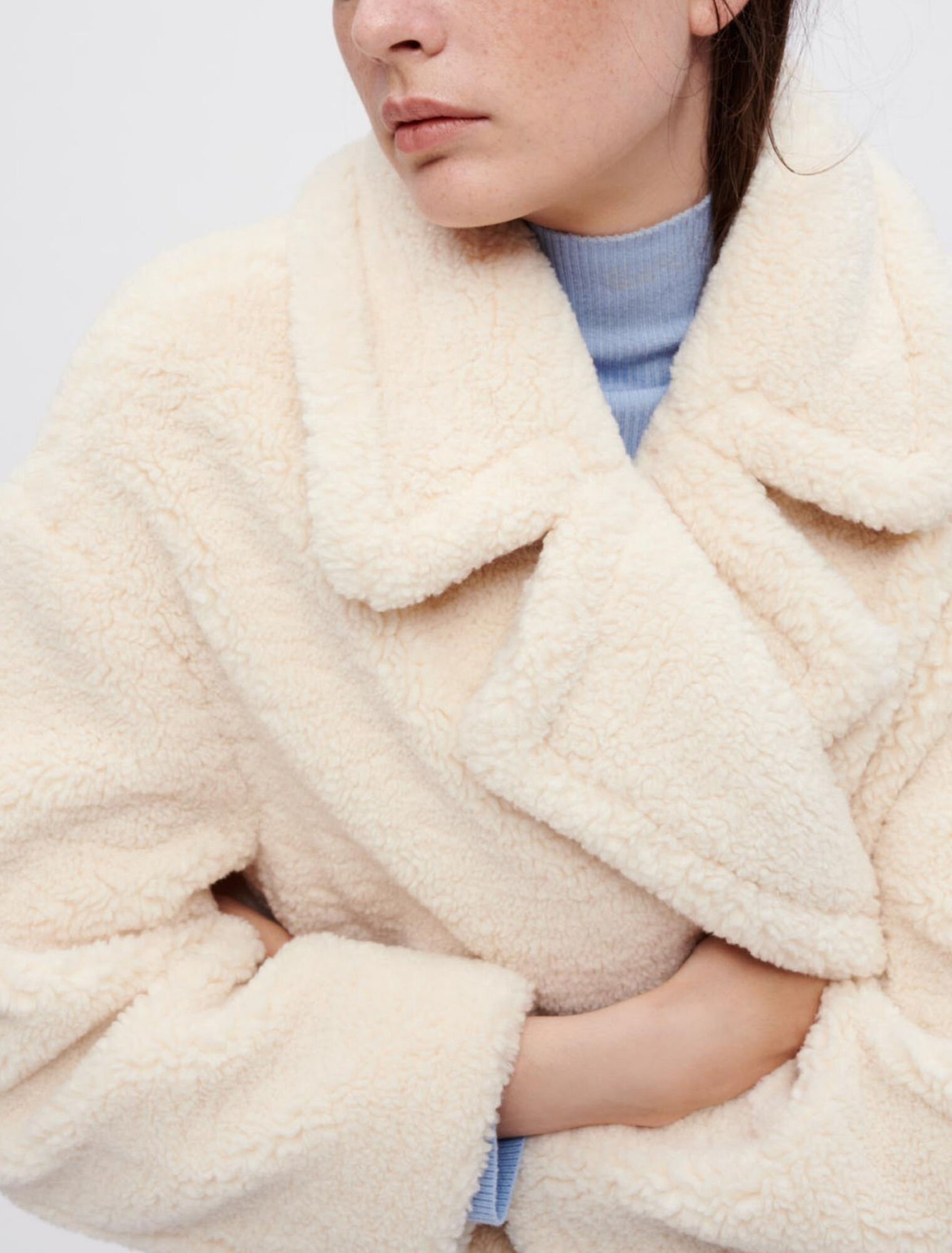 Fur-effect coat