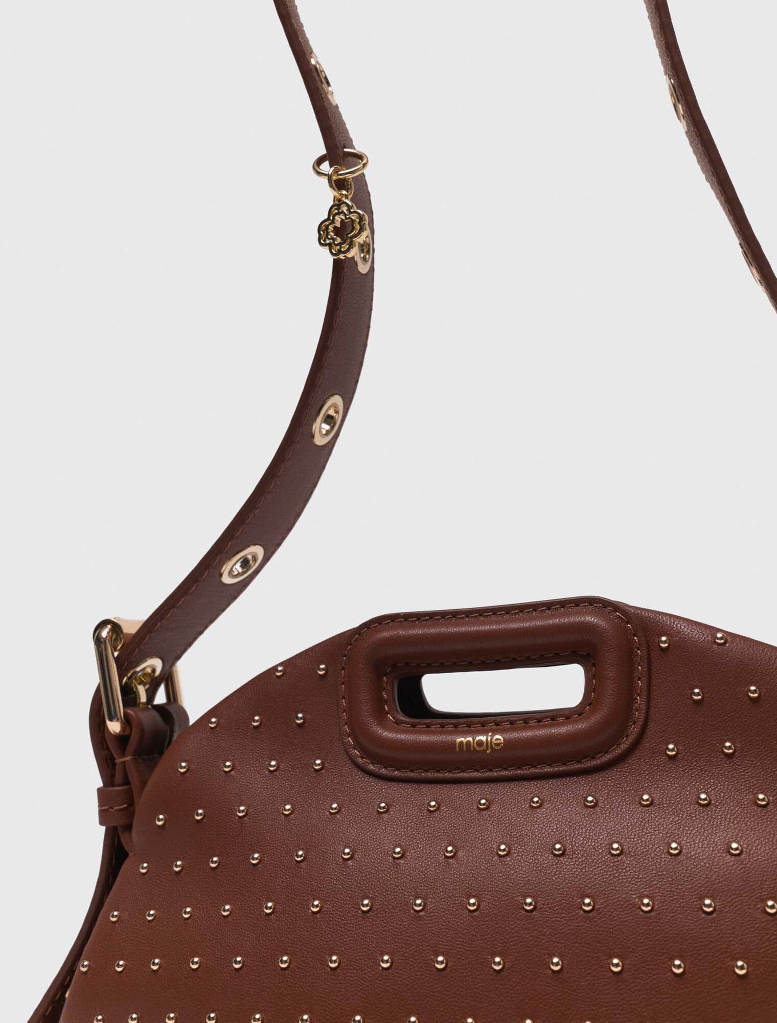 Miss M mini leather studded bag