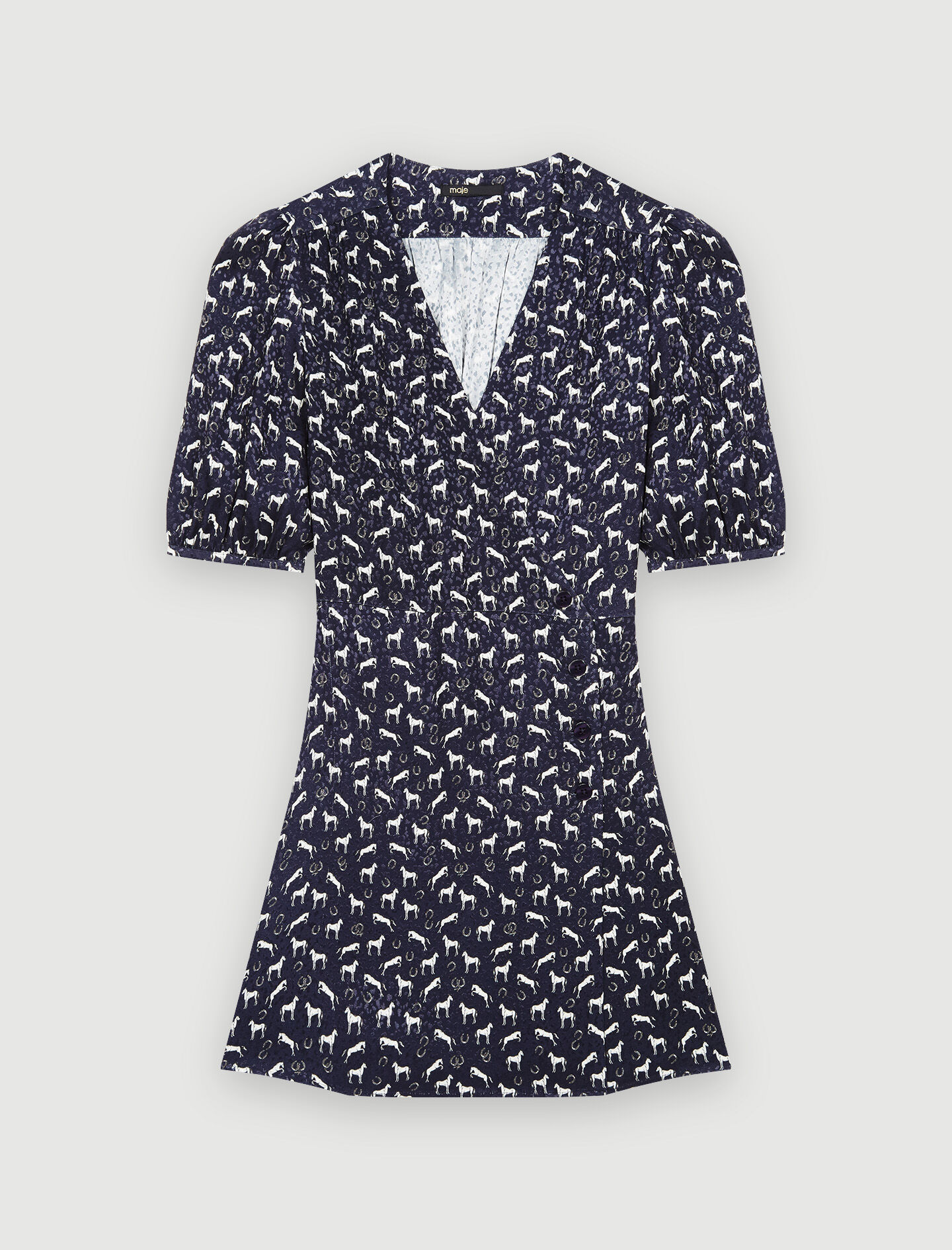 Horse print jacquard dress Horse print jacquard dress