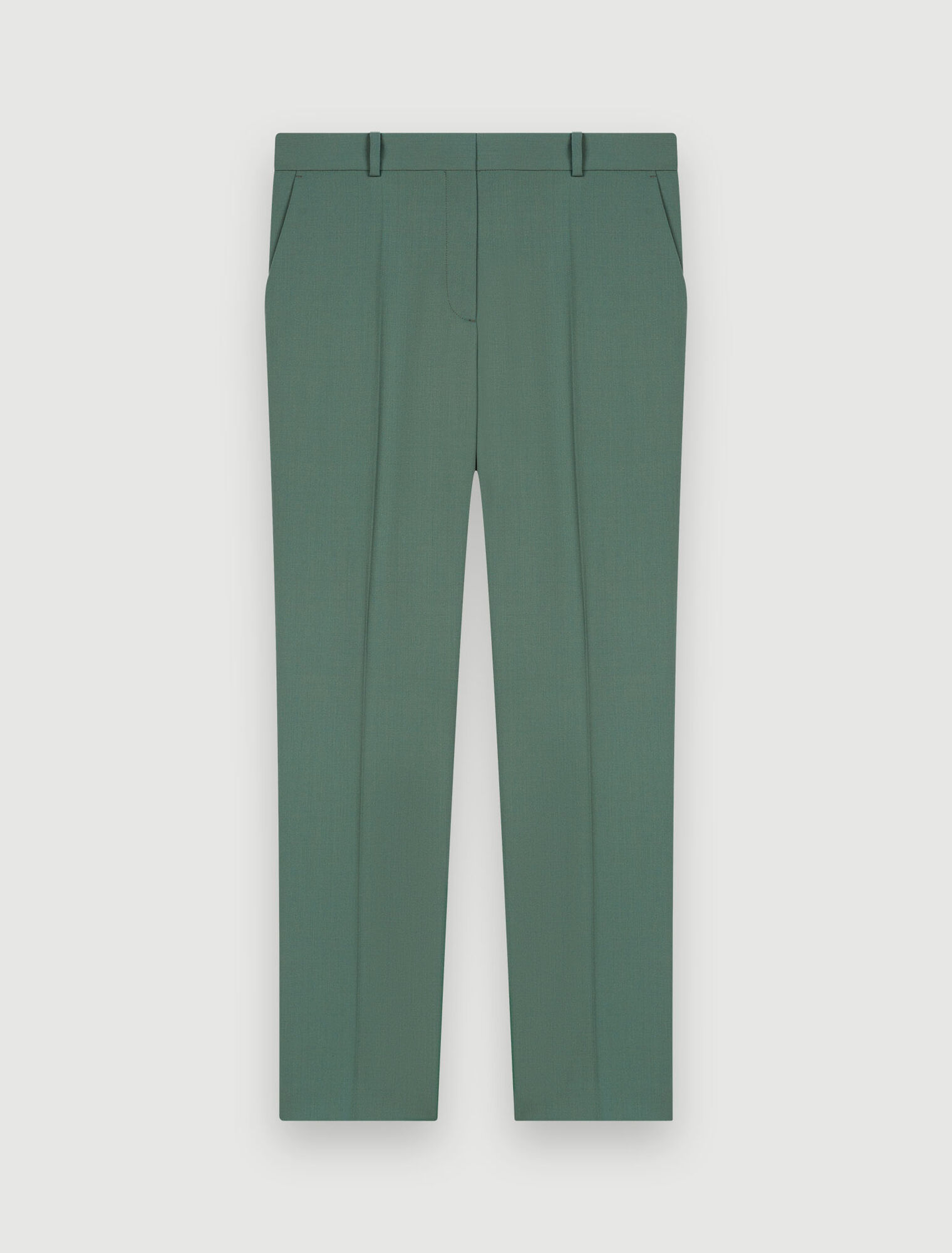 Straight-cut tailored trousers