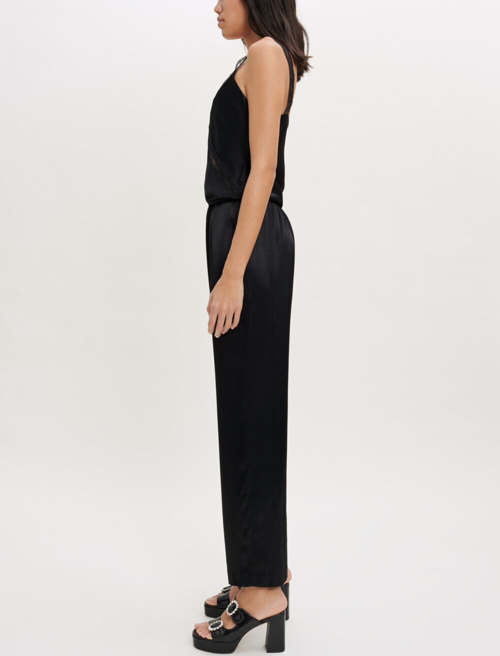 salsation Jumpsuit ブラック　M S29FP0136-S49465-BLACK71119113