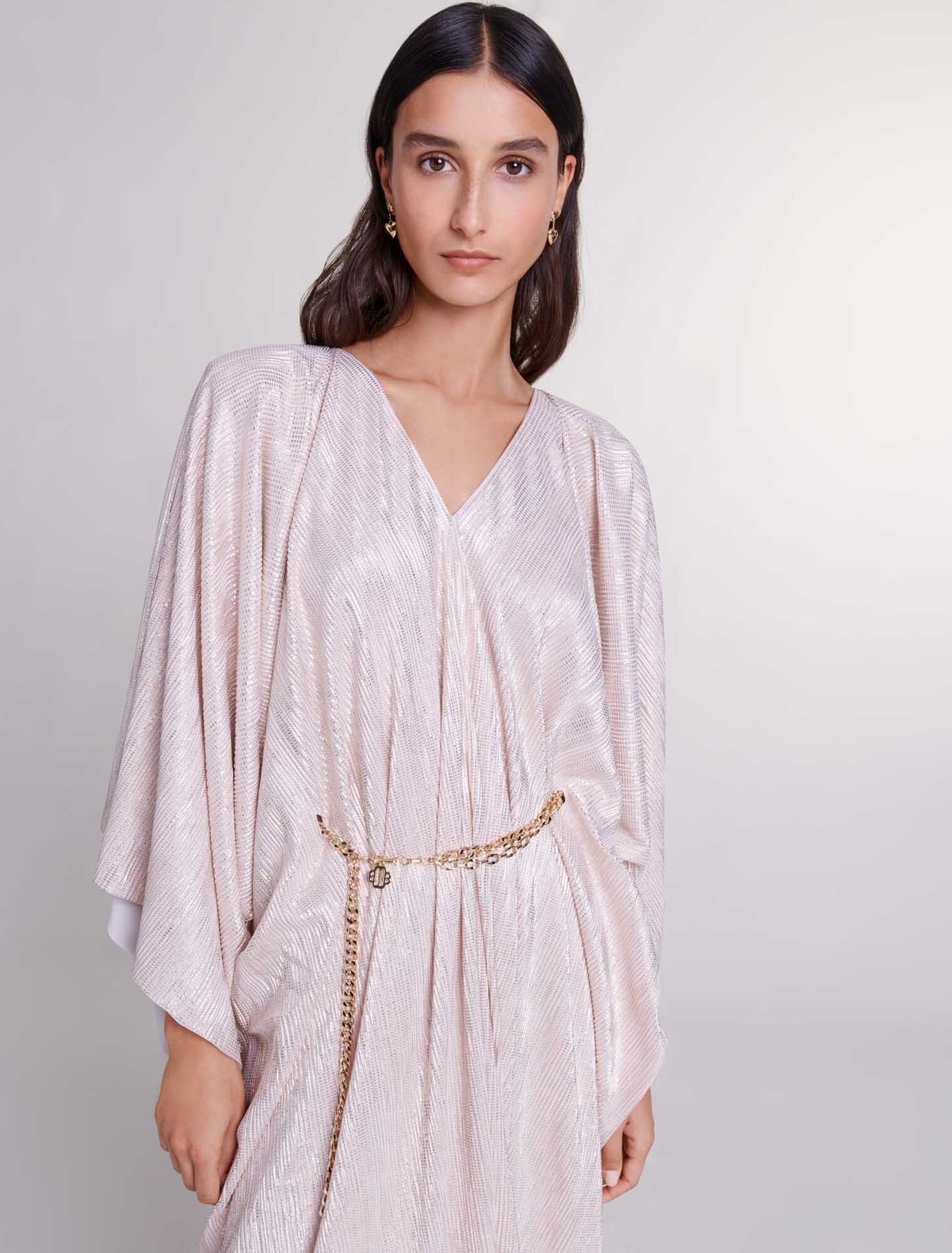 Belted maxi dress