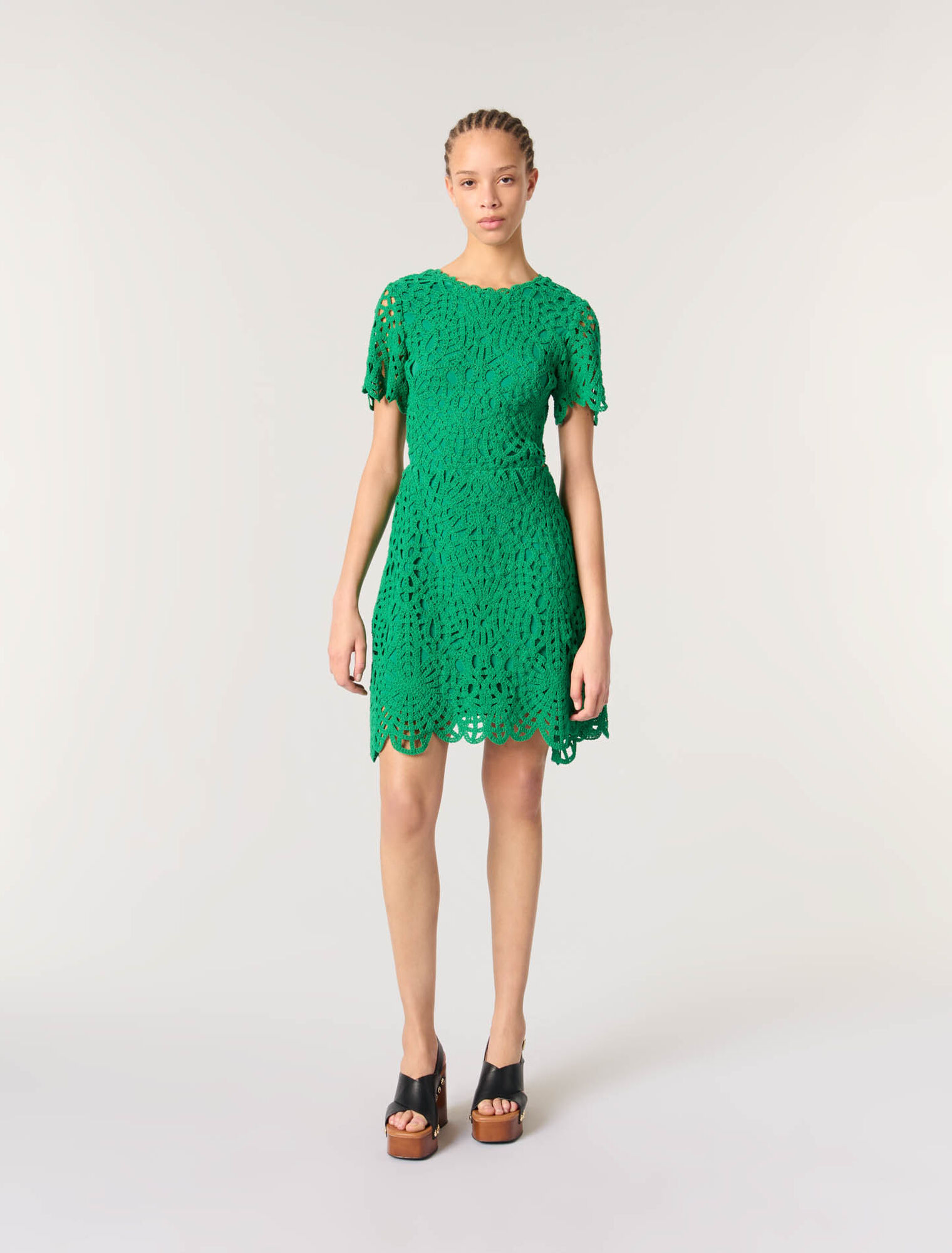 Mini crochet dress