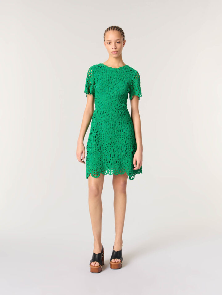 Mini crochet dress