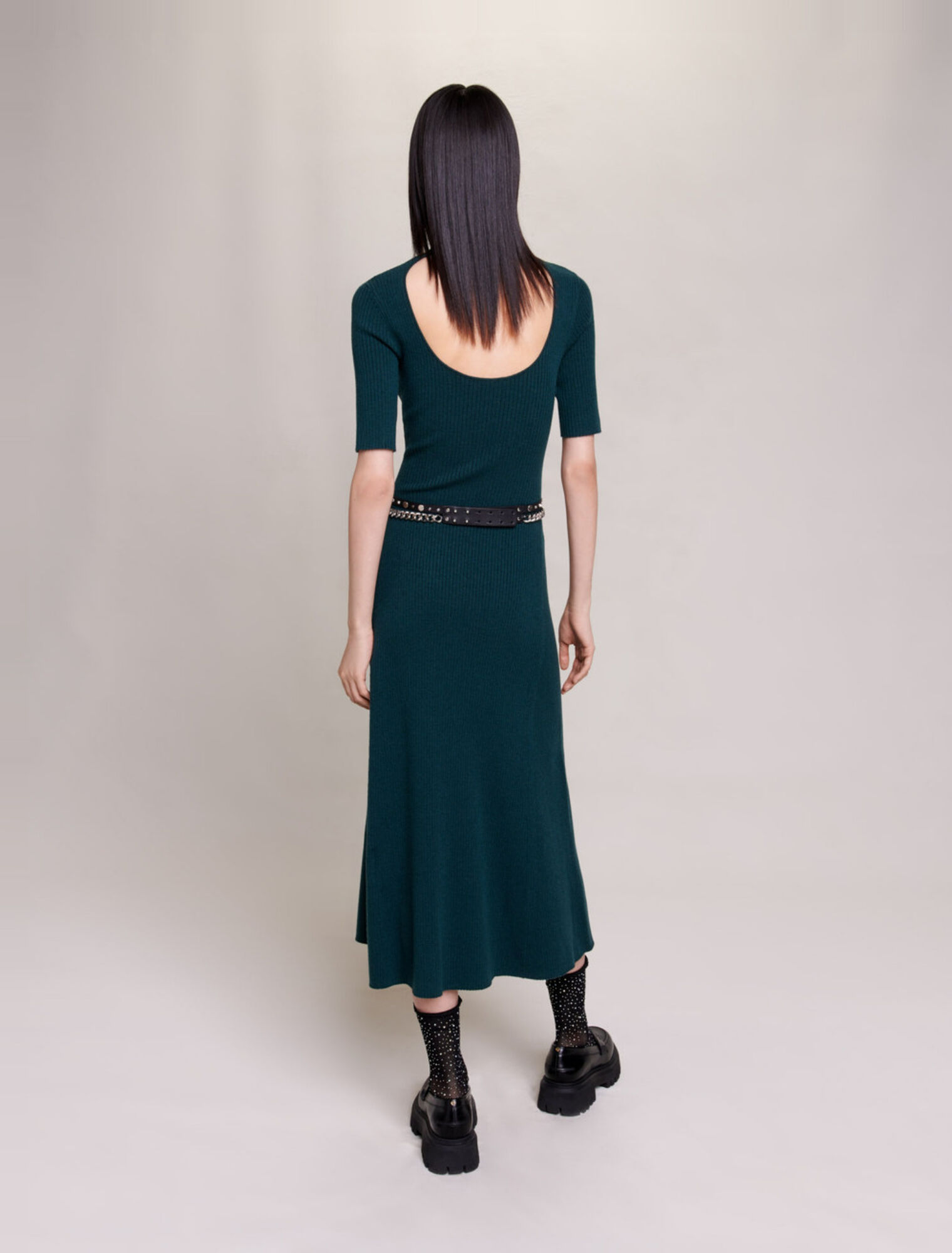 Knit maxi dress