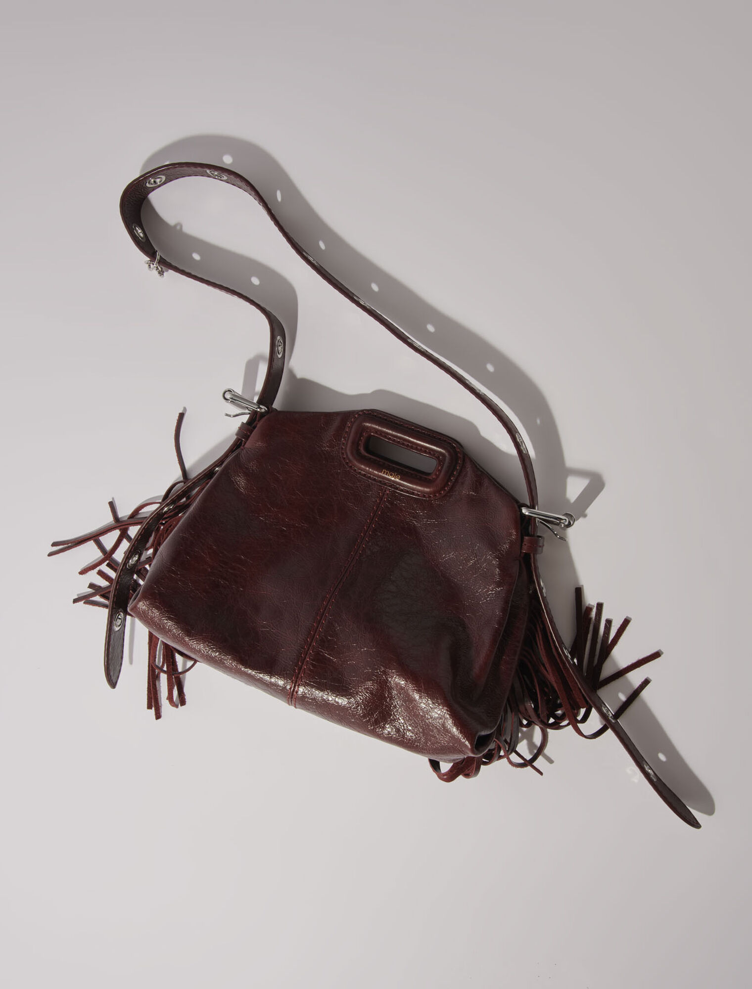 Crackled leather Miss M Mini bag