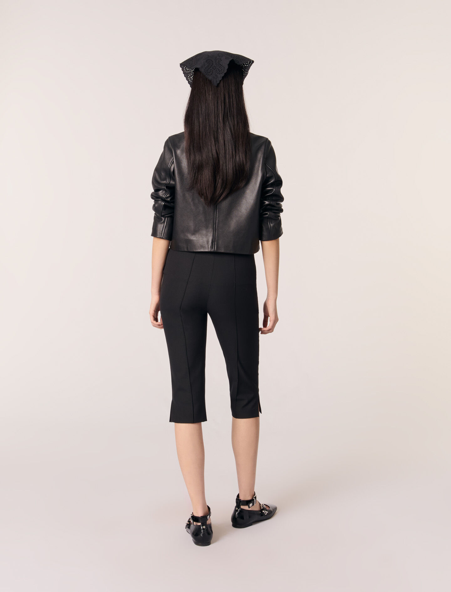 Capri suit pants Black / Gray For Women | Maje