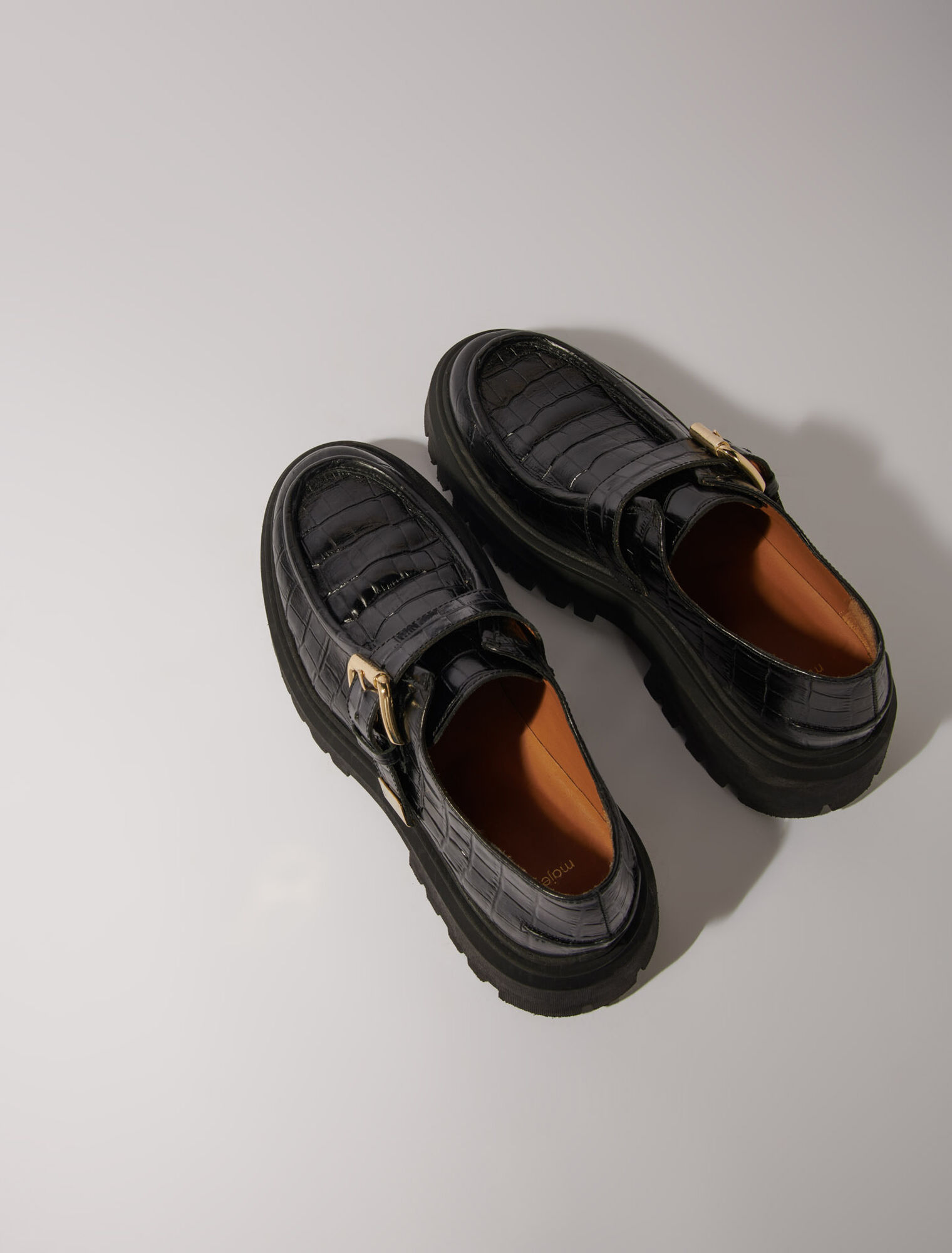 Chunky leather Derbies