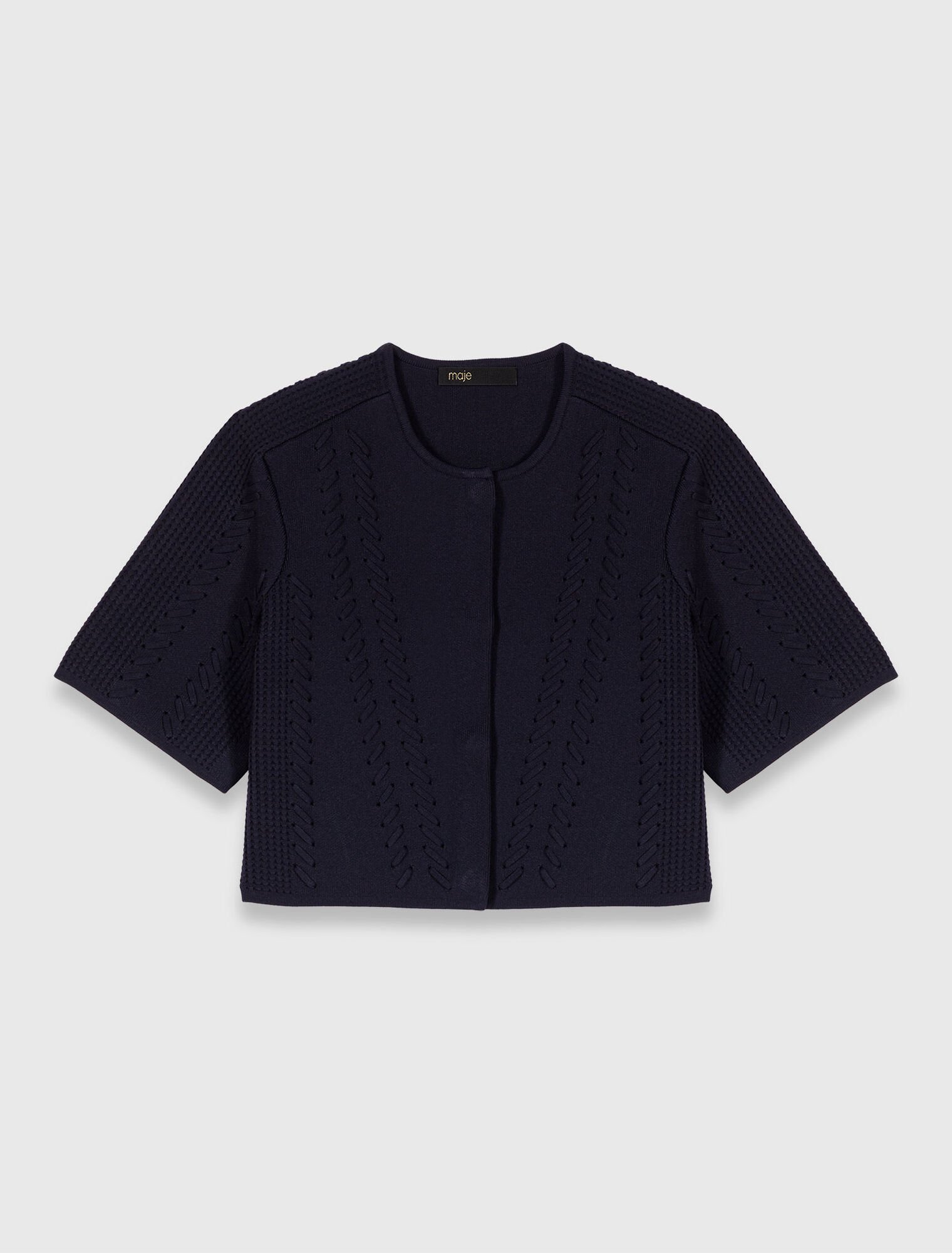 Cropped cardigan