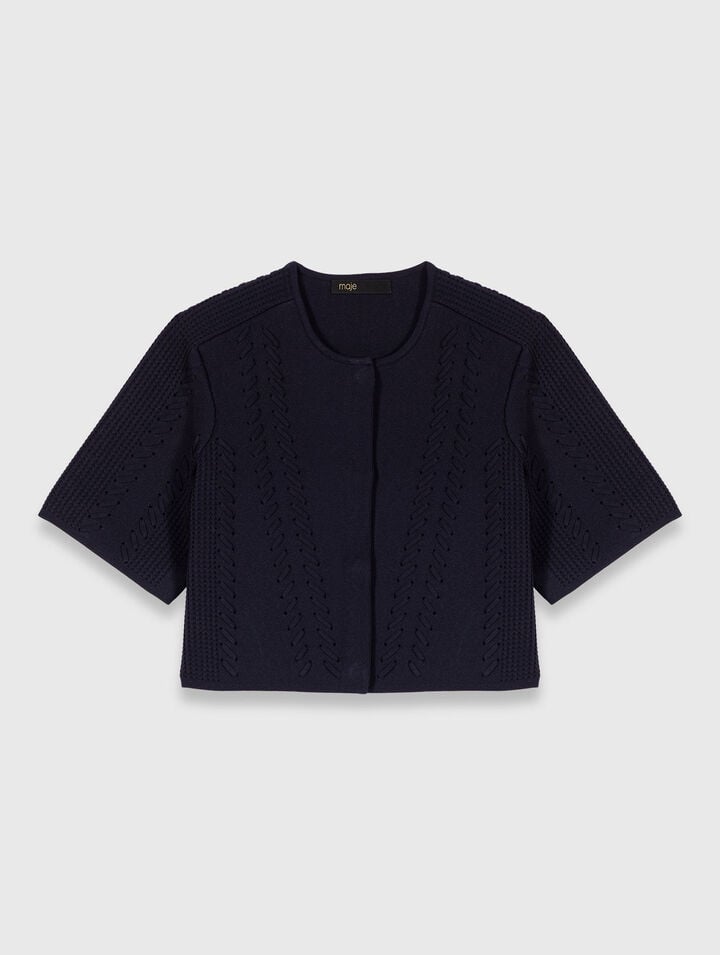 Cropped cardigan