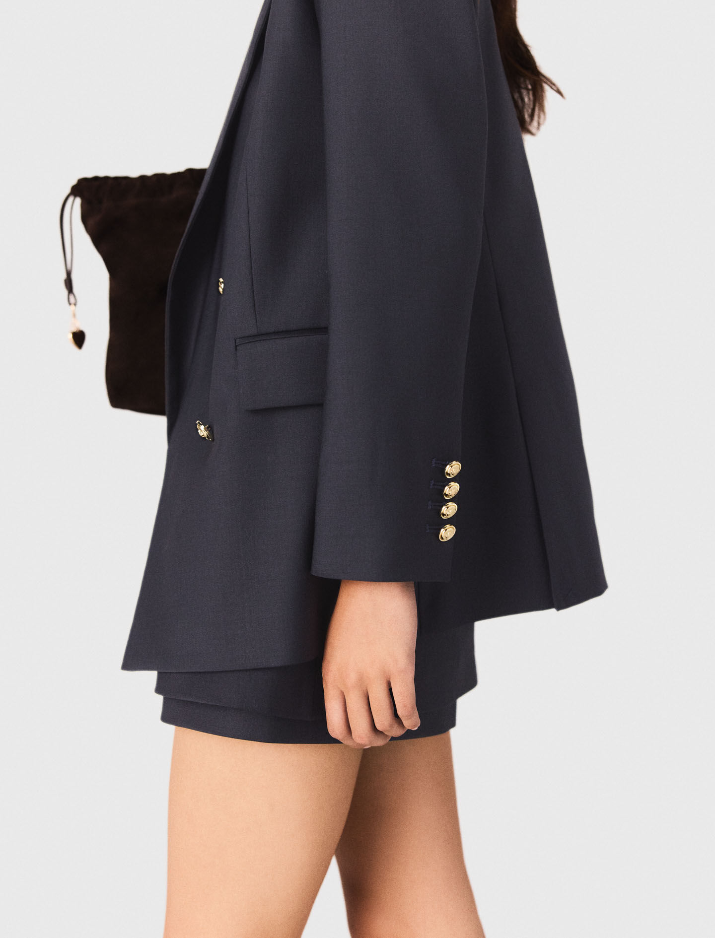 majeページ Rhinestone jeans Blue For Women | Maje