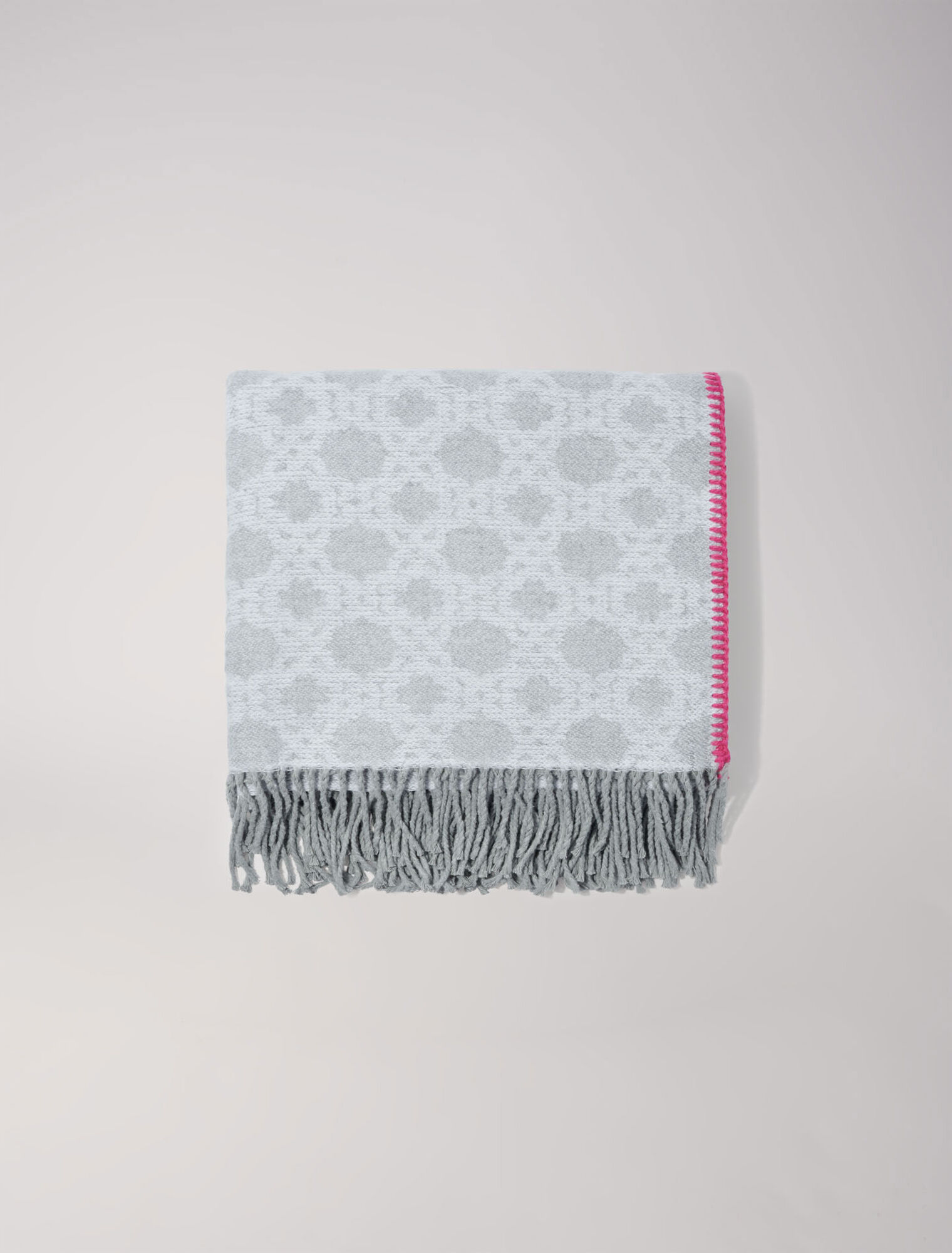 Monogram poncho