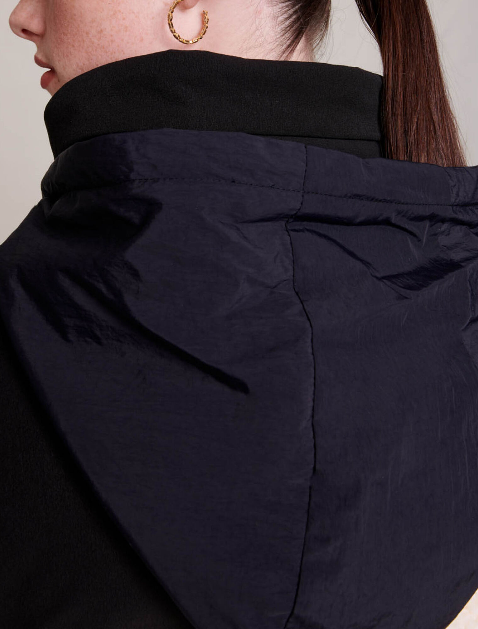 Bicolour padded jacket