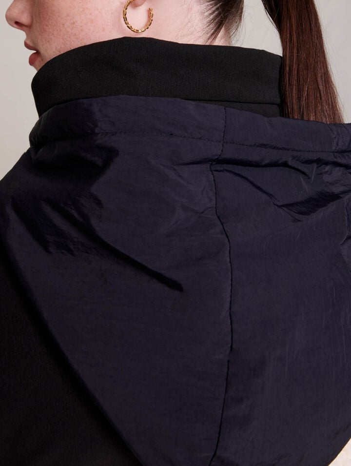 Bicolour padded jacket