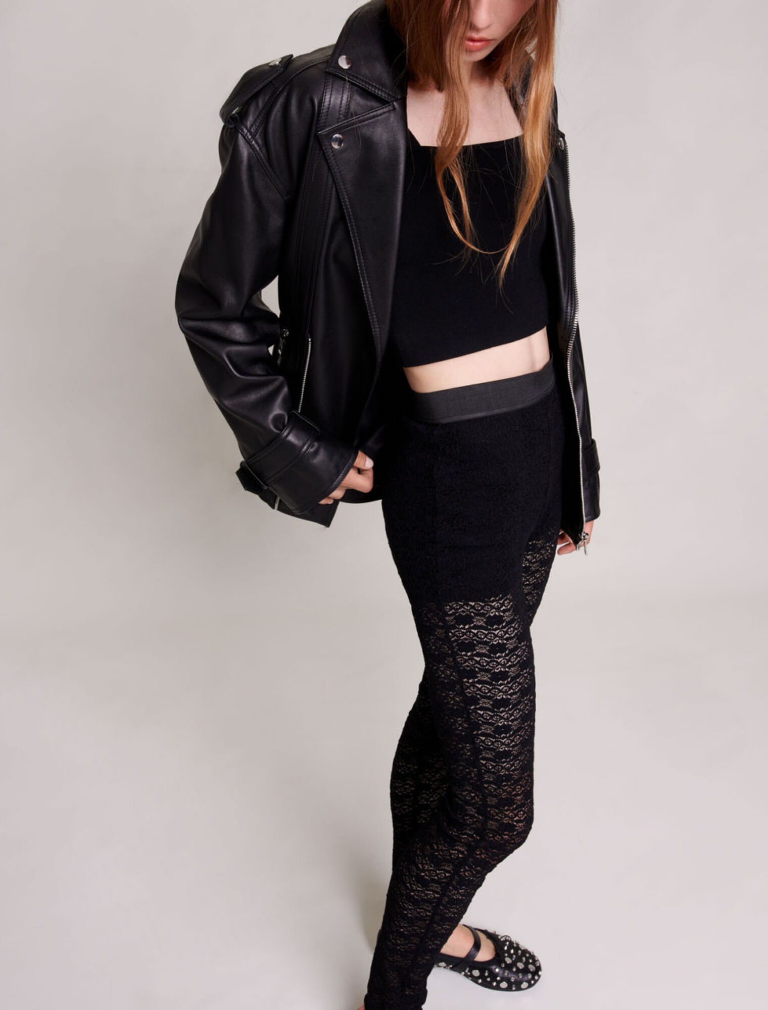 Lace leggings