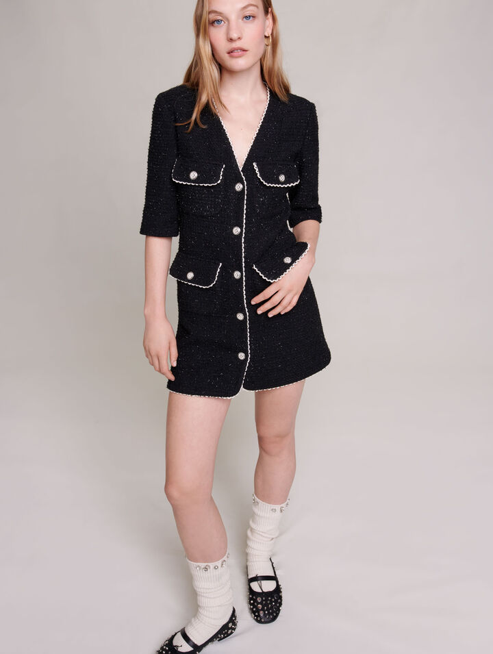 Short tweed dress