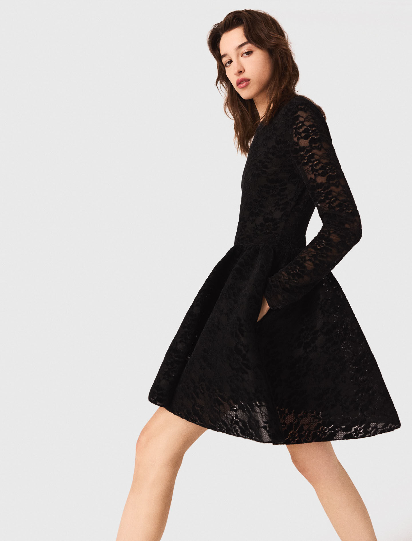 【正規品】acka  lace flare dress size2 lace flare dress – Acka online store