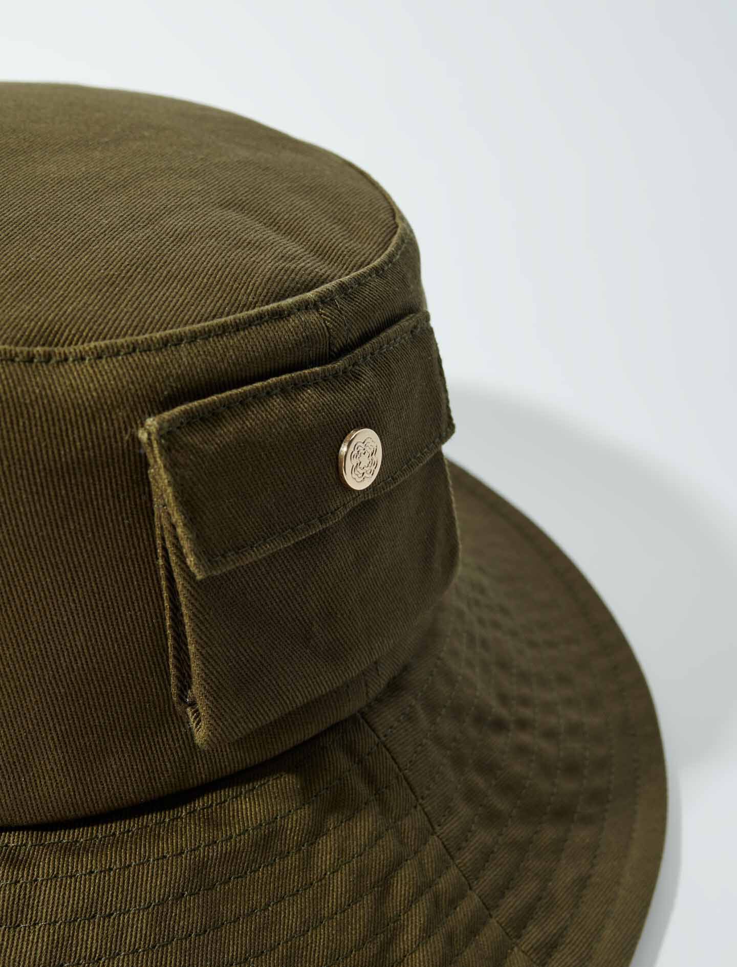 Beaded drawstring bucket hat Beaded drawstring bucket hat