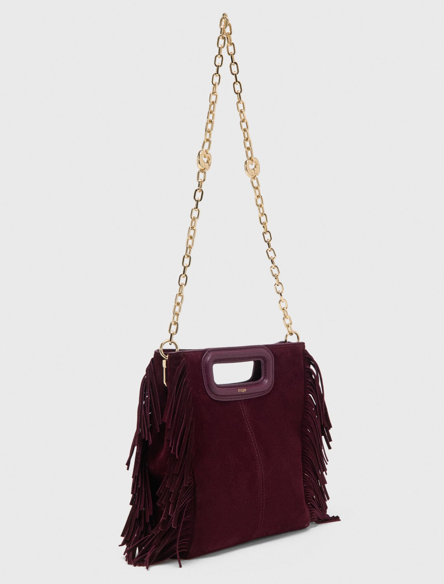 Suede M bag