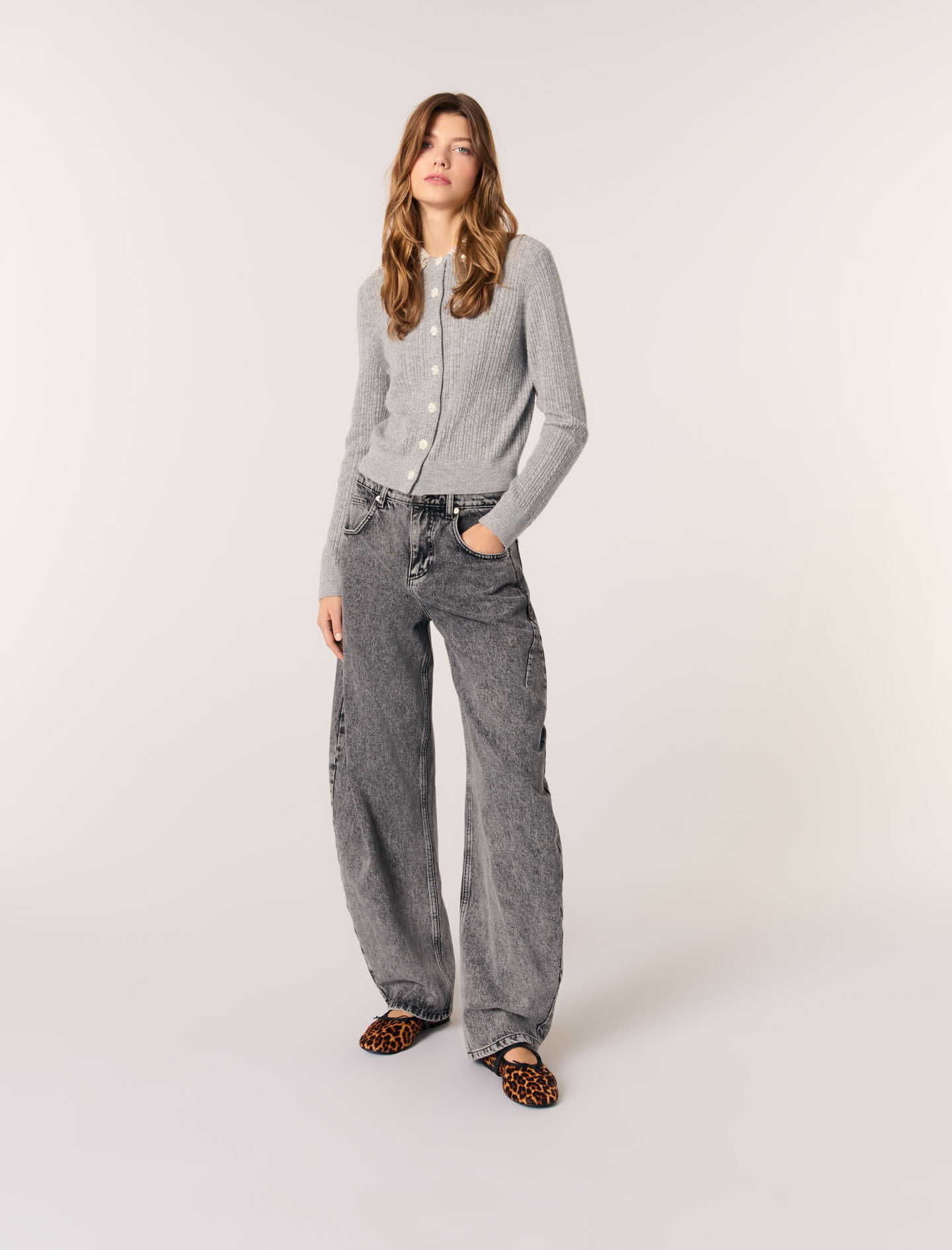 Maje cable knit sweater on sale