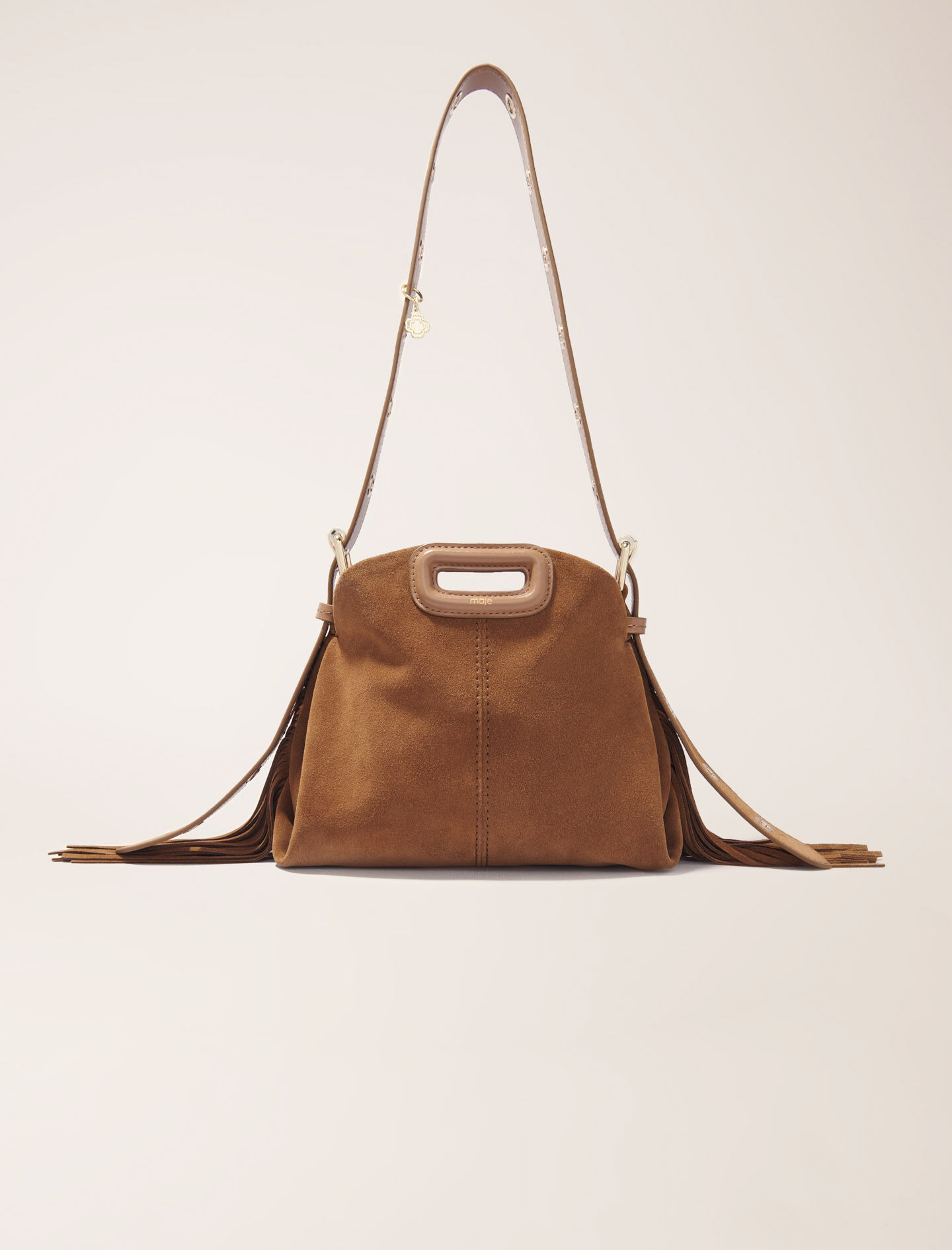 Michael Kors Reed Small CZ Belted Charm Crossbody Satchel
