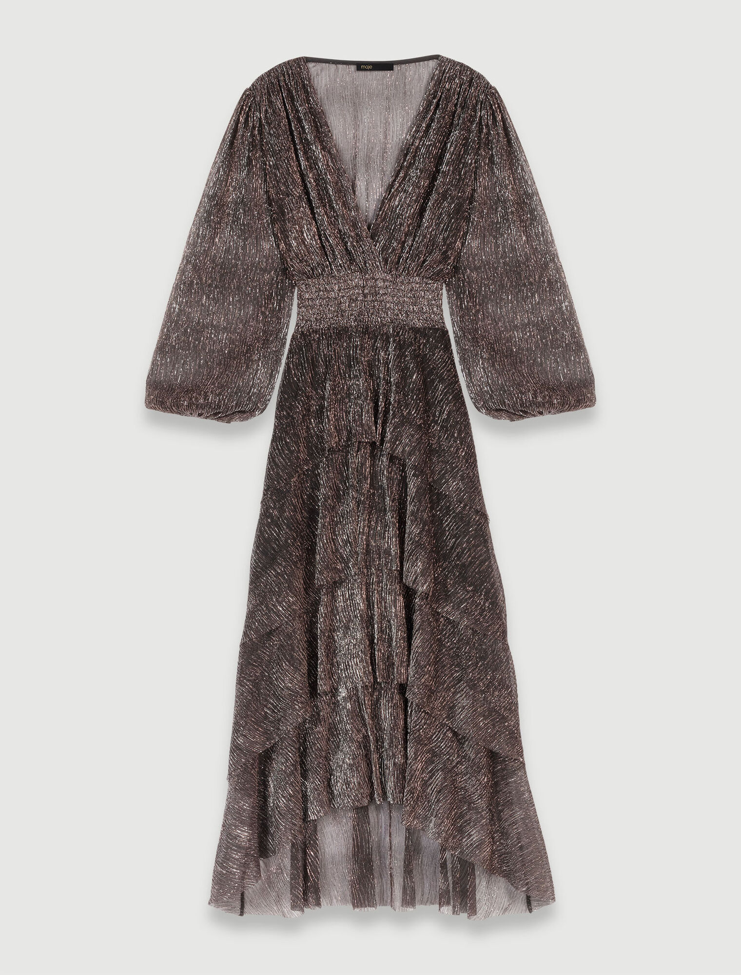 Ruffled maxi dress