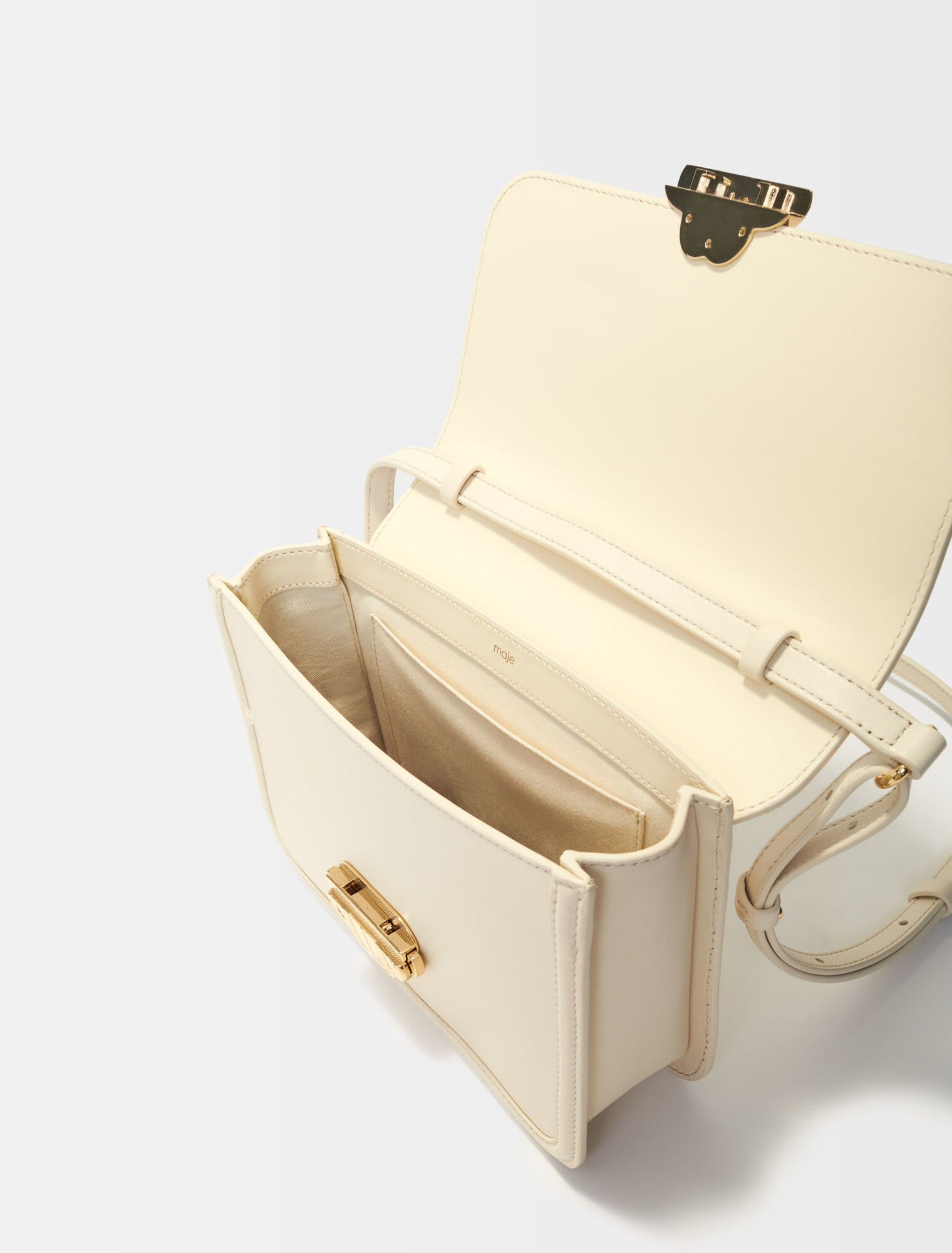 Leather clover bag