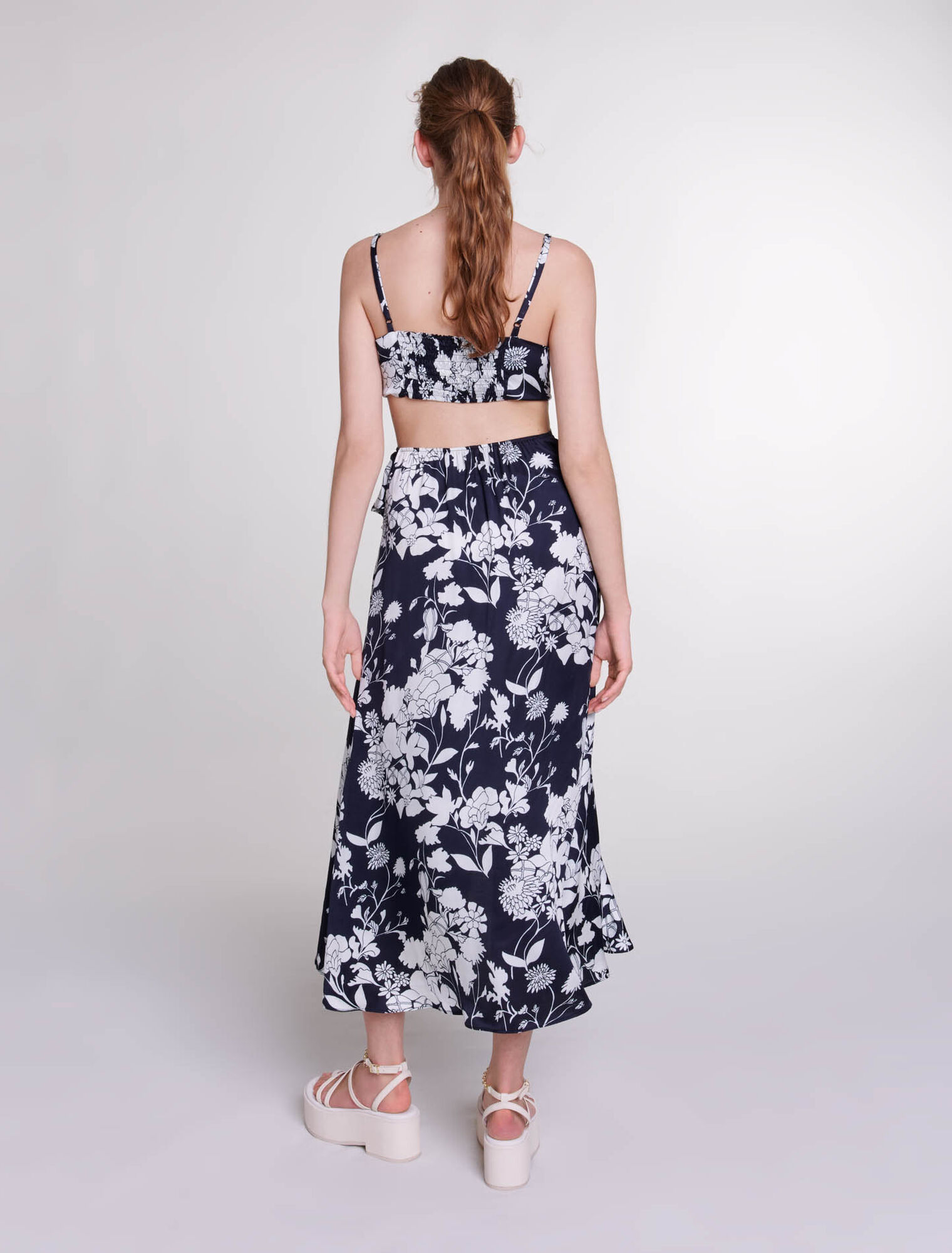 Cutaway maxi dress