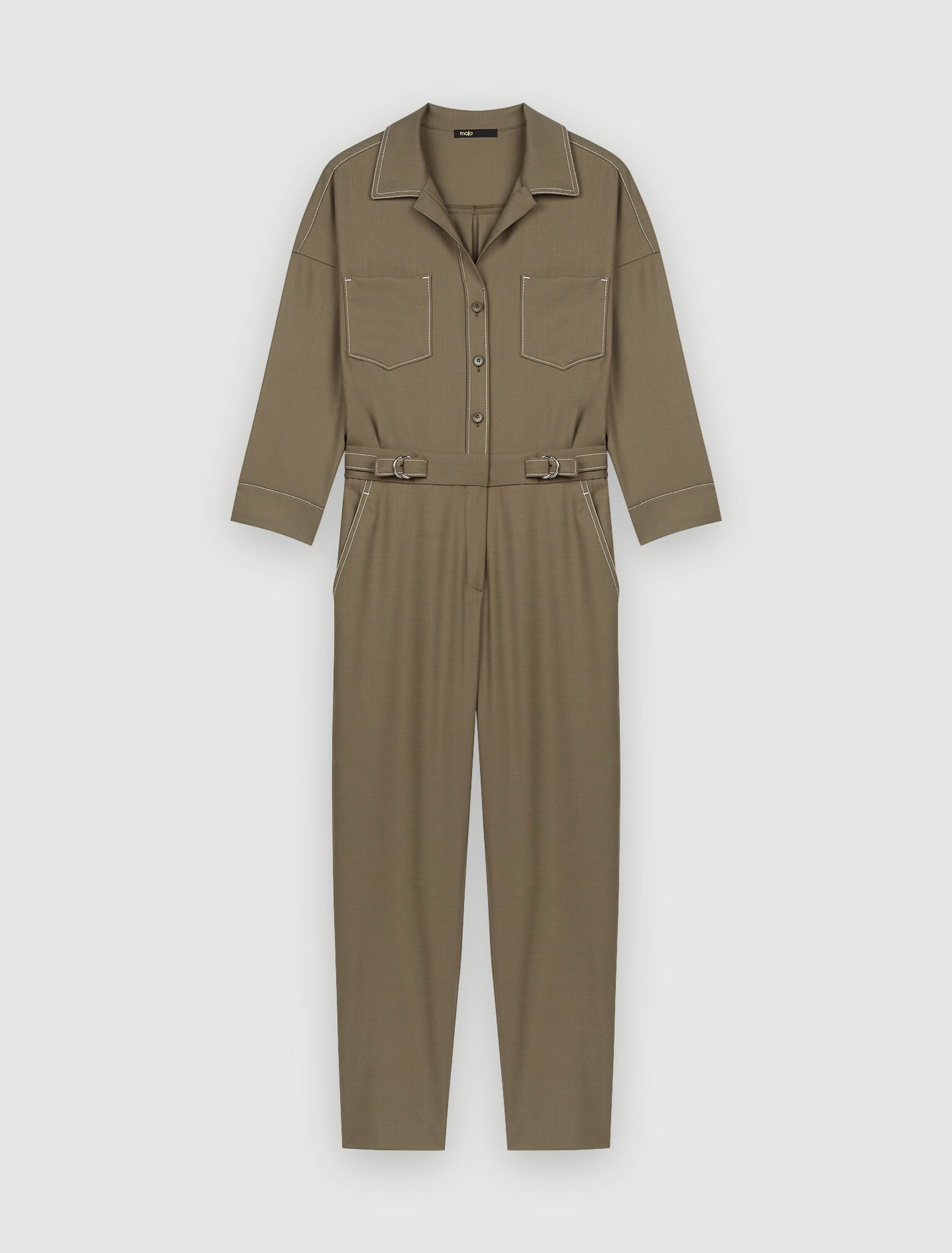 Straight-leg jumpsuit