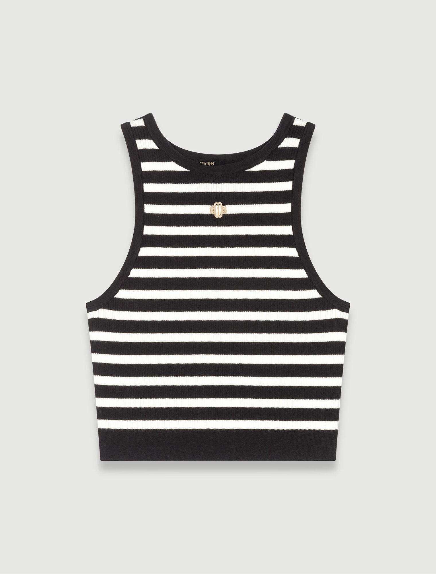 Striped crop top