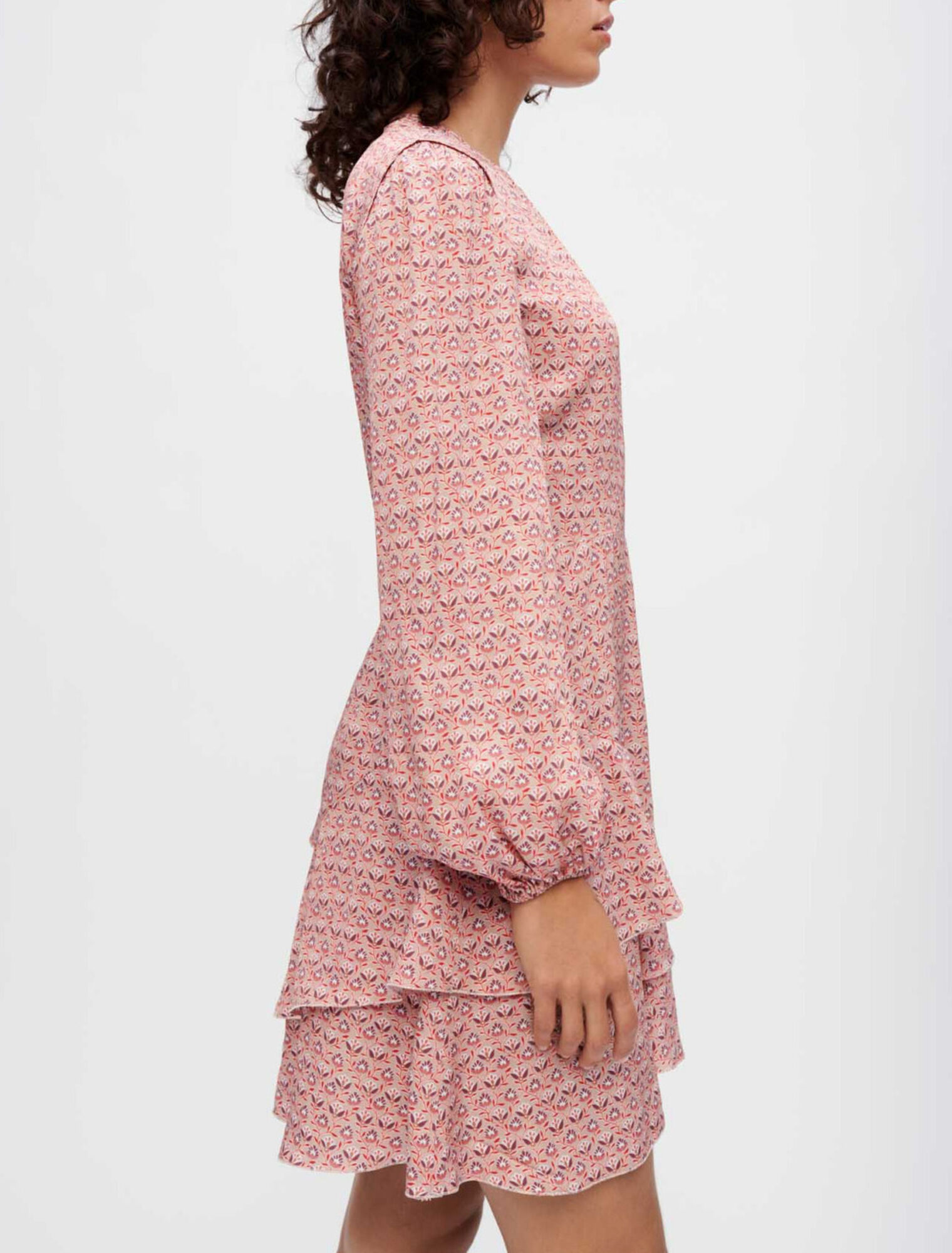Printed viscose dress