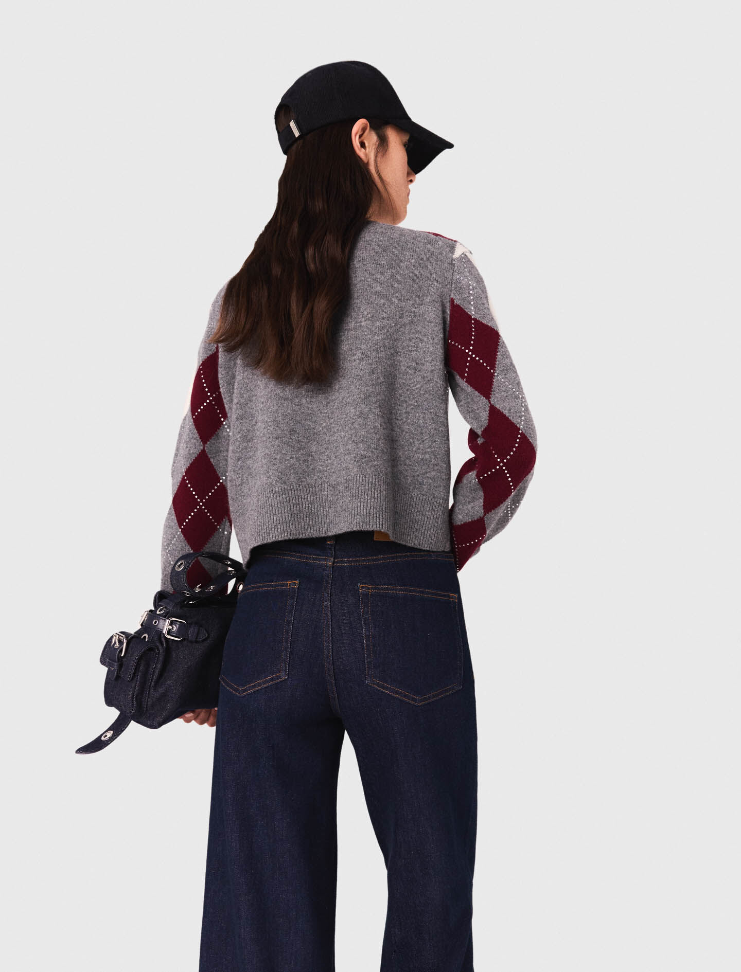 majeページ Jeans with button fly Blue For Women | Maje