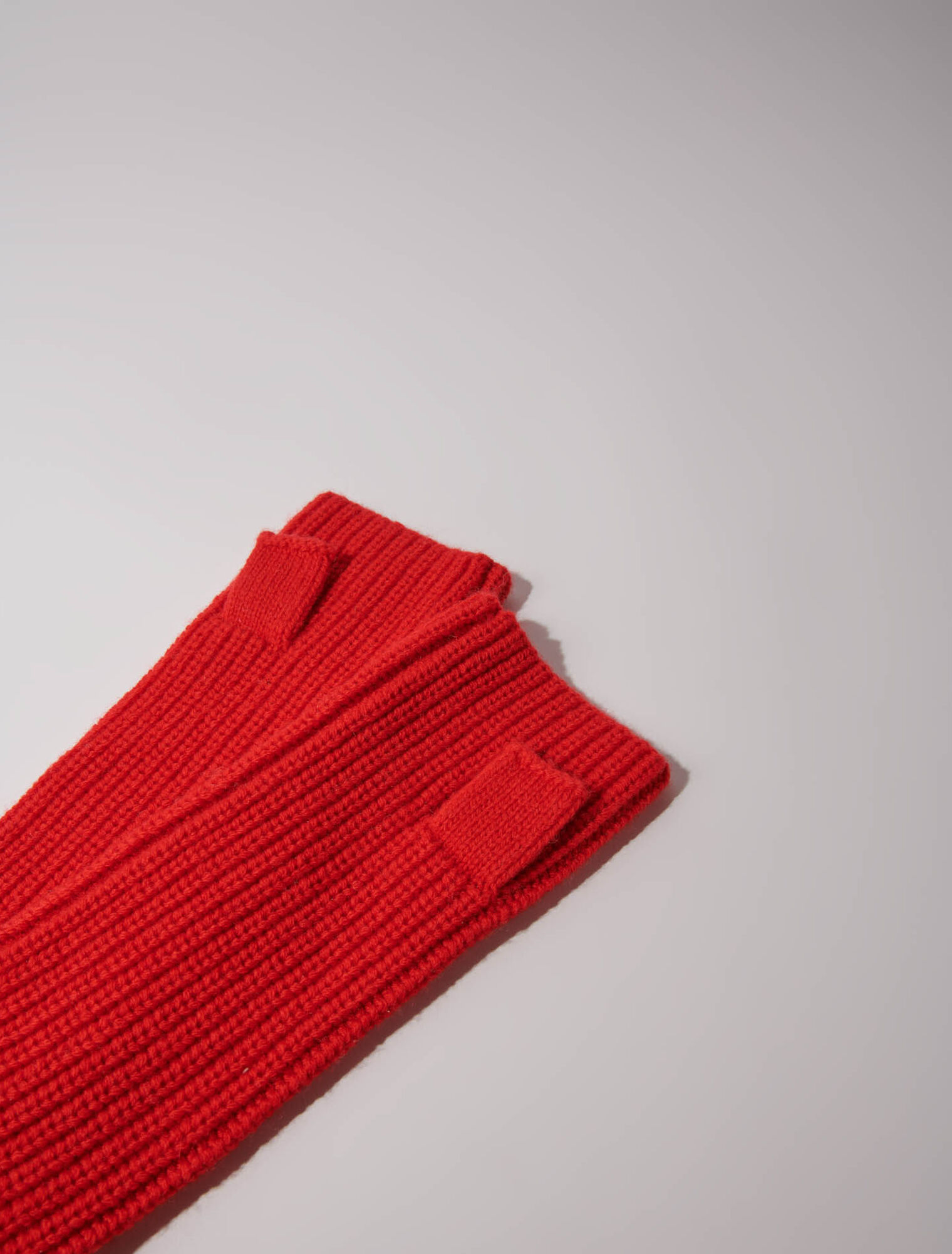 Wool and cashmere mittens