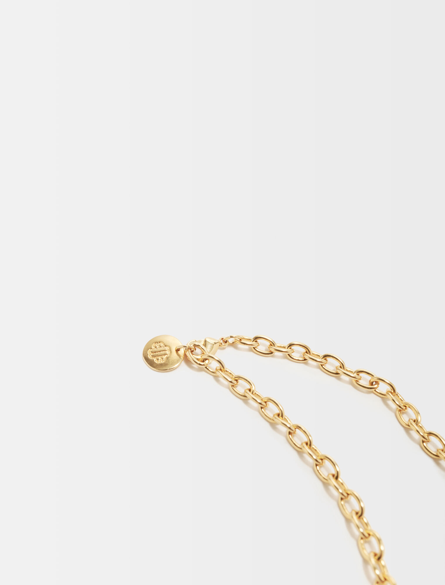 Maje Clover pearl necklace
