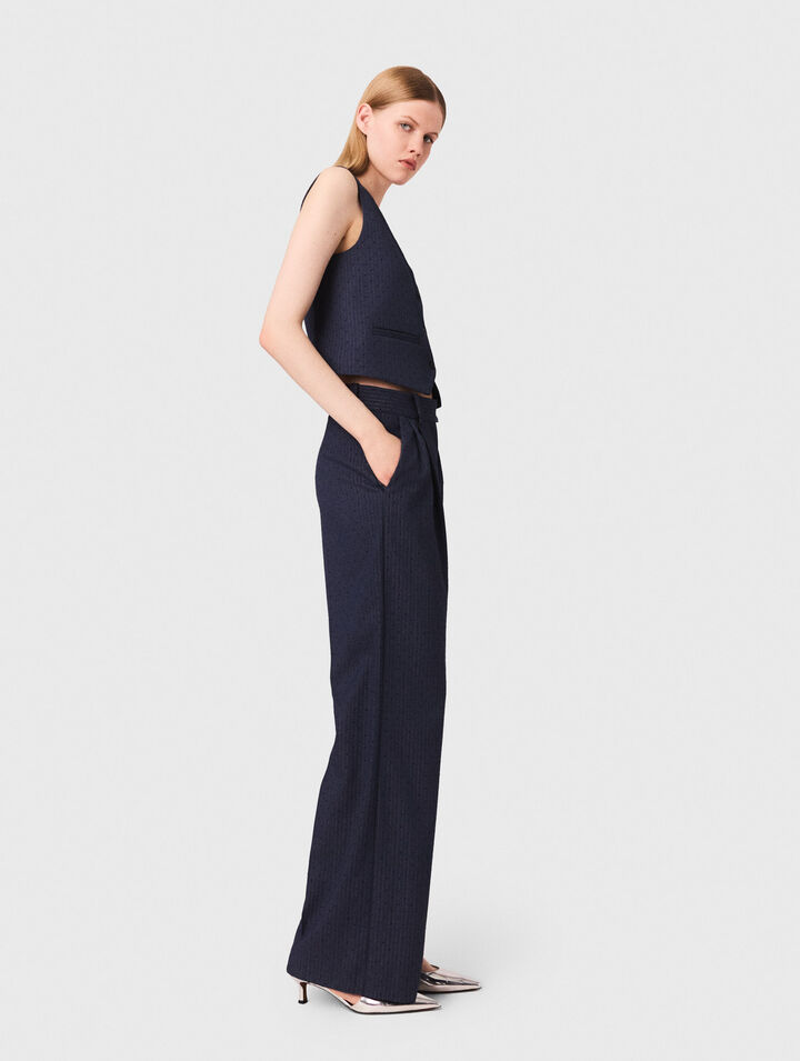 Rhinestone suit trousers