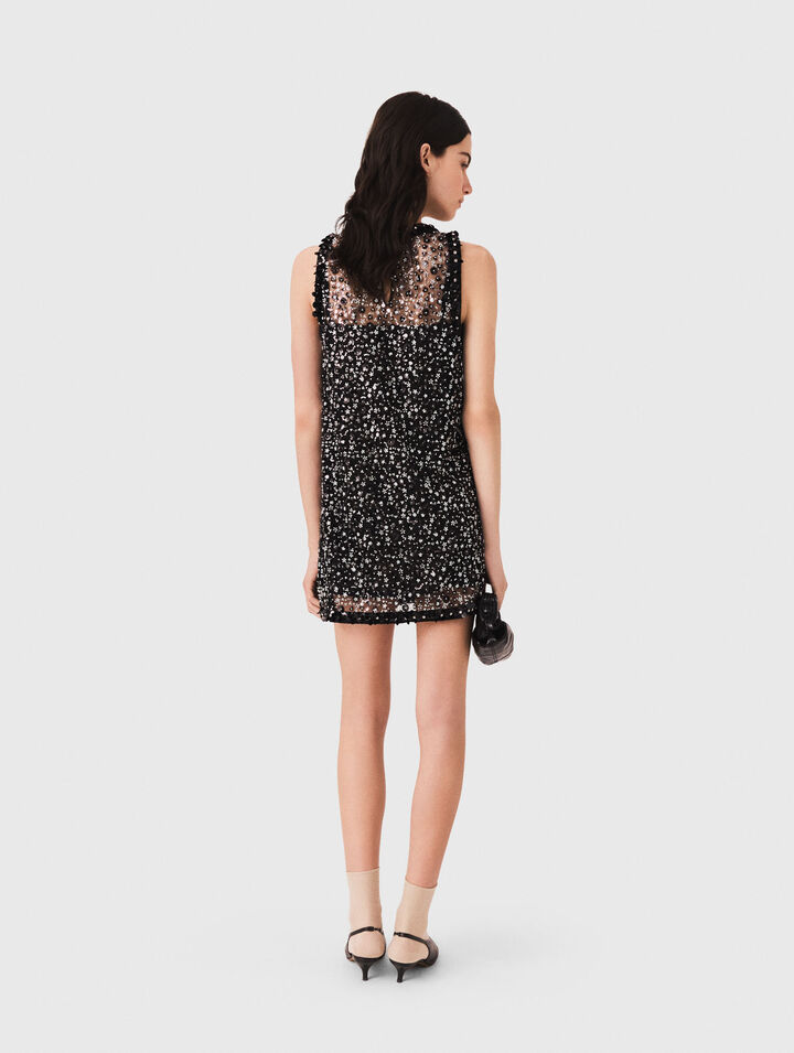 Floral sequin dress