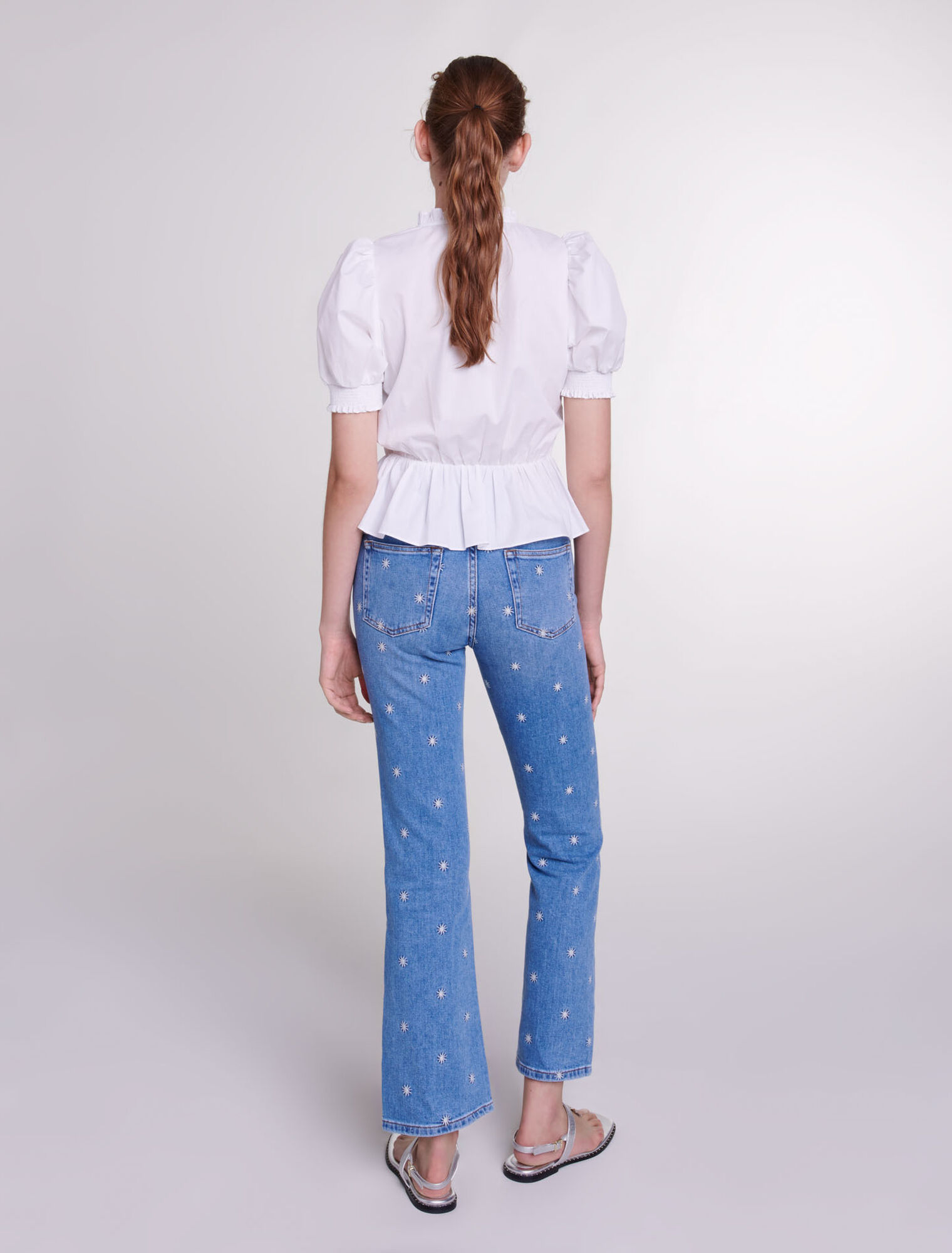 Embroidered jeans