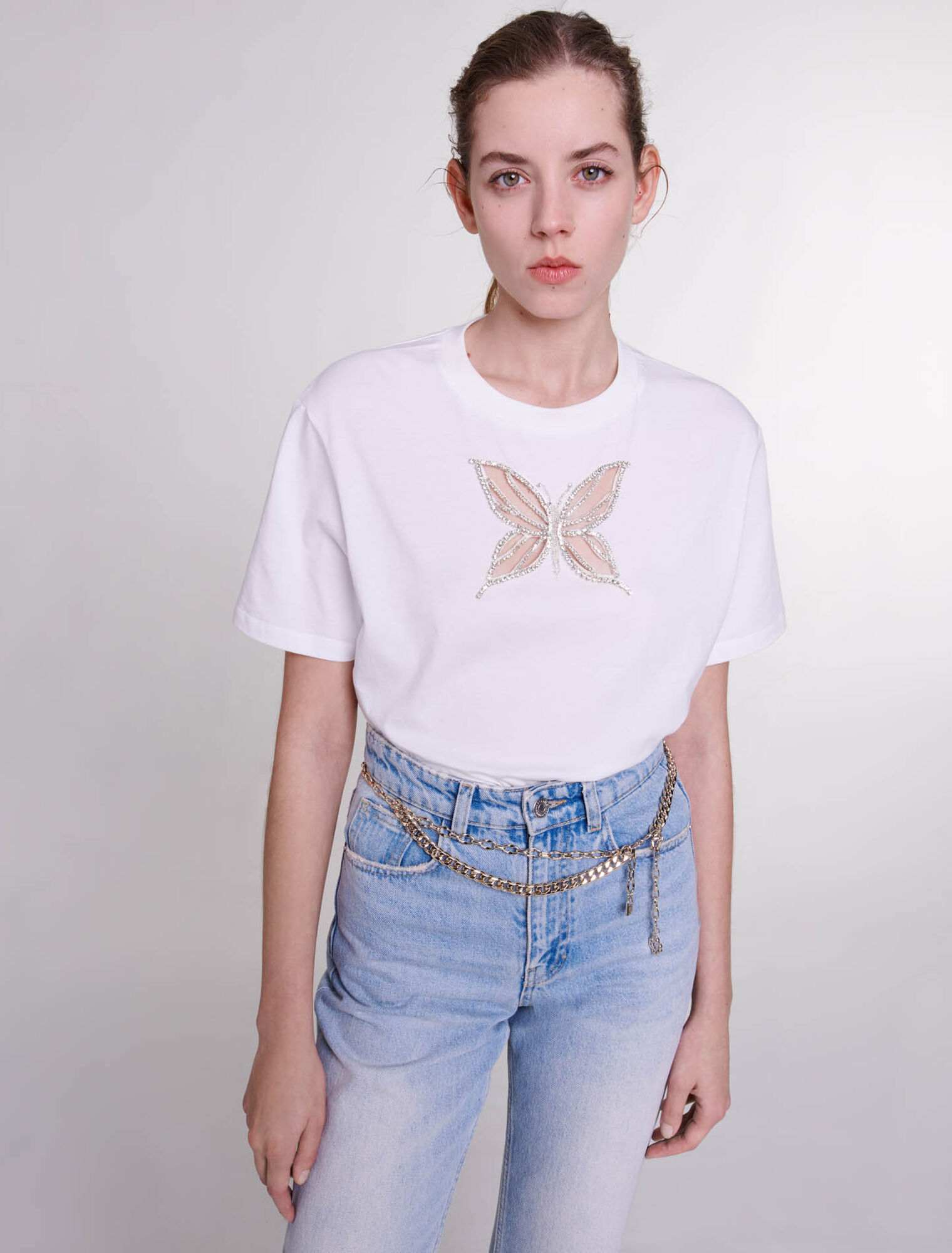 Rhinestone T-shirt