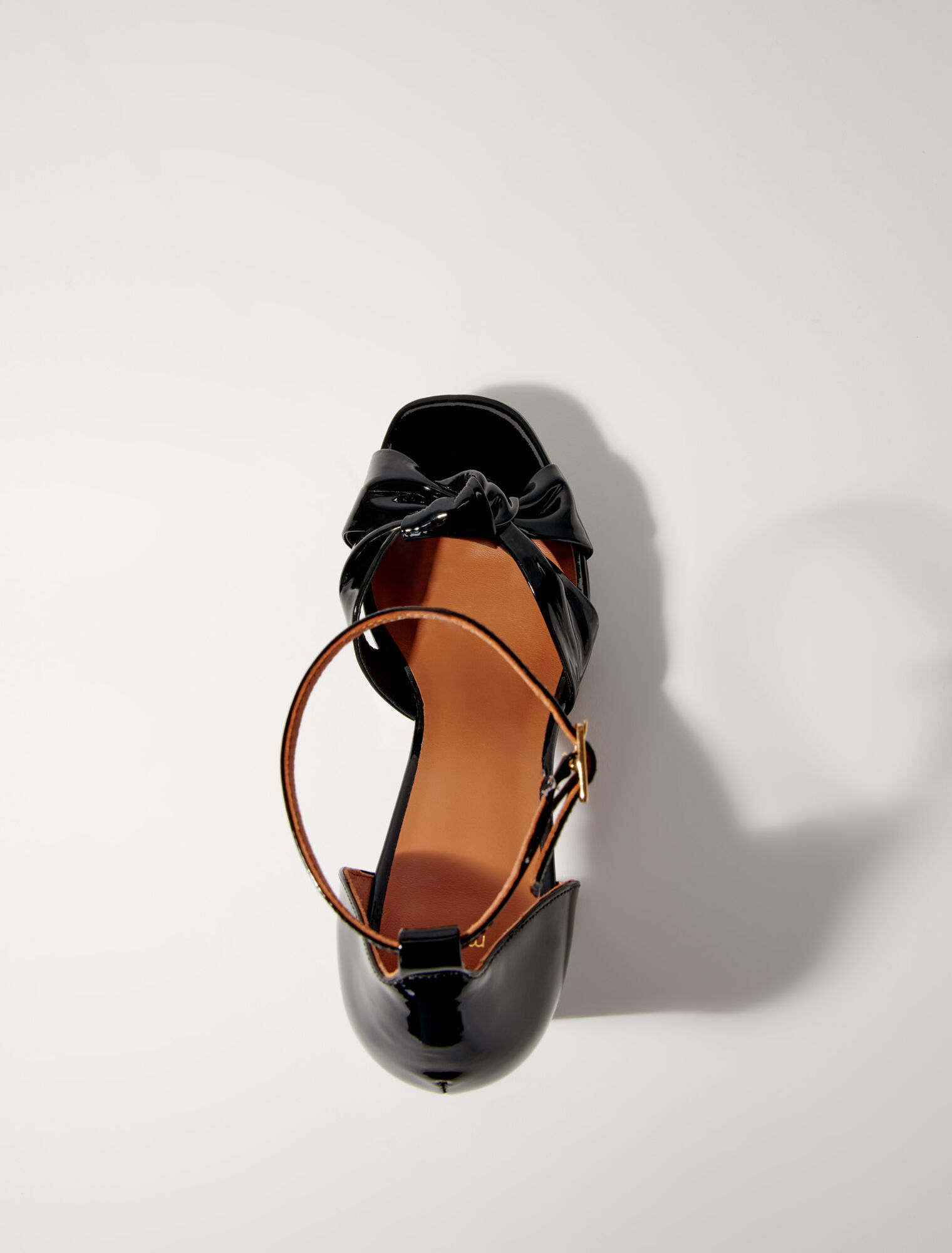 Leather platform sandals