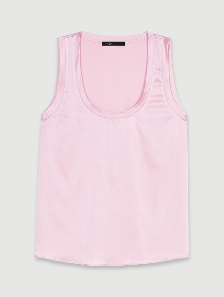 Silk tank top