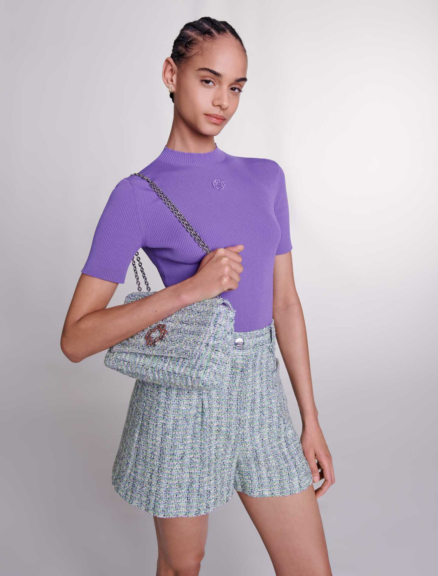 Tweed shorts