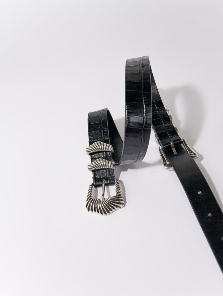 Double buckle belt