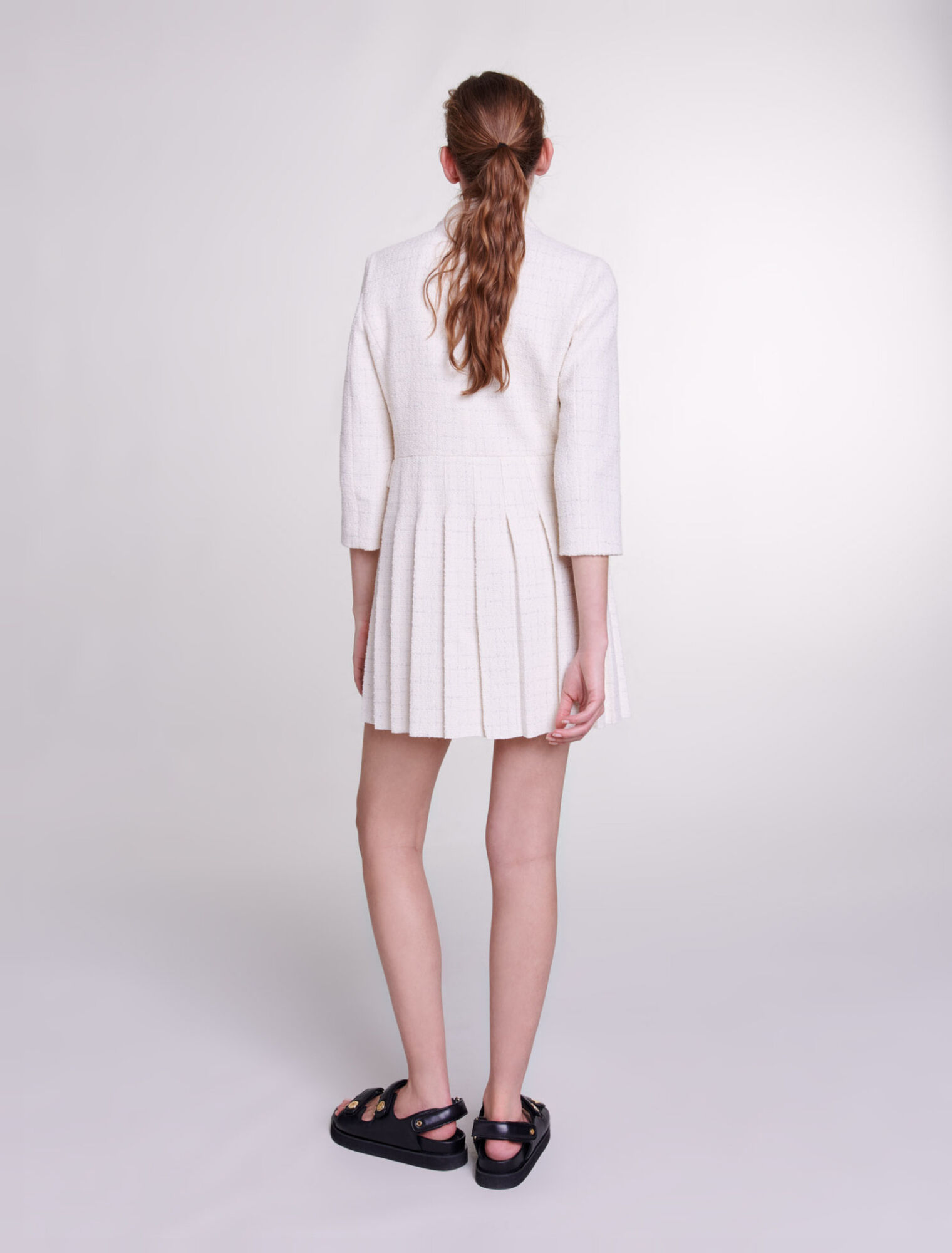 Short button-up dress