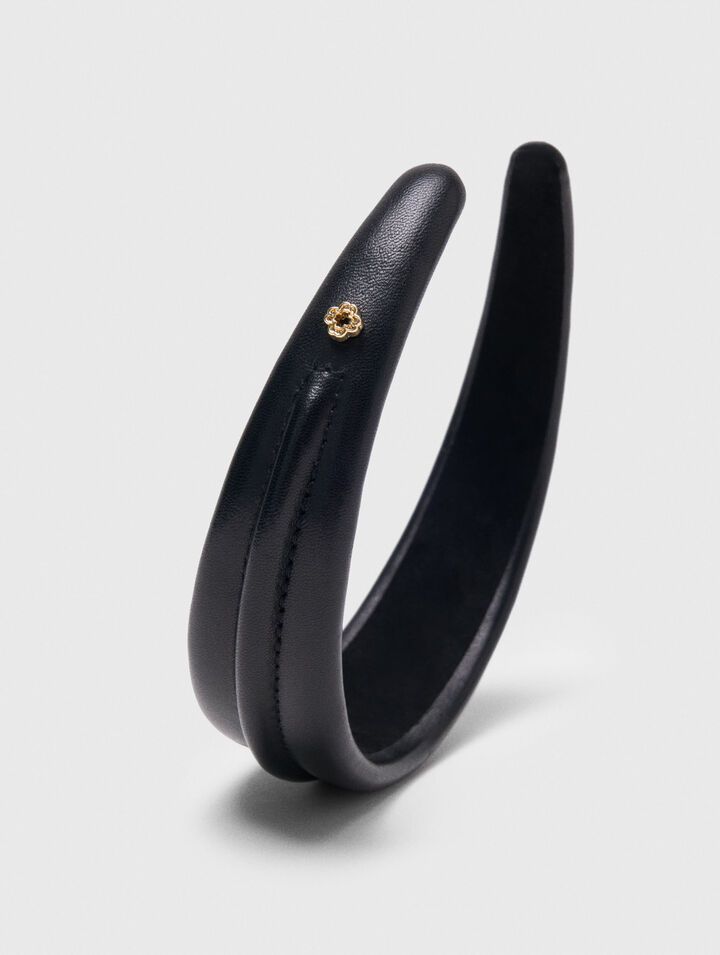 Leather headband