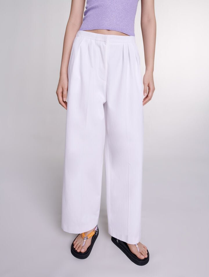 Wide-leg trousers