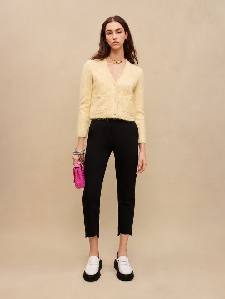 Straight suit trousers