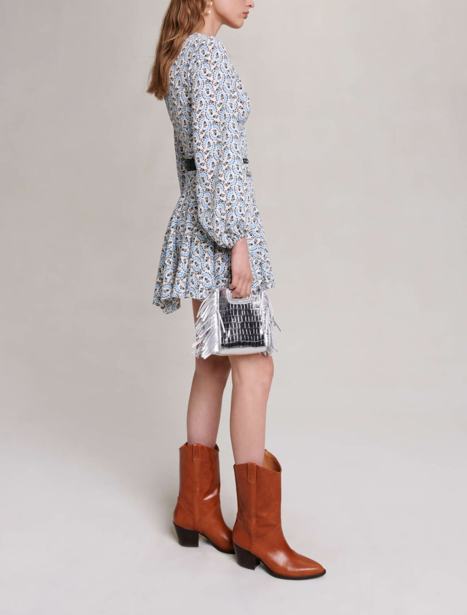 Short crepe dress